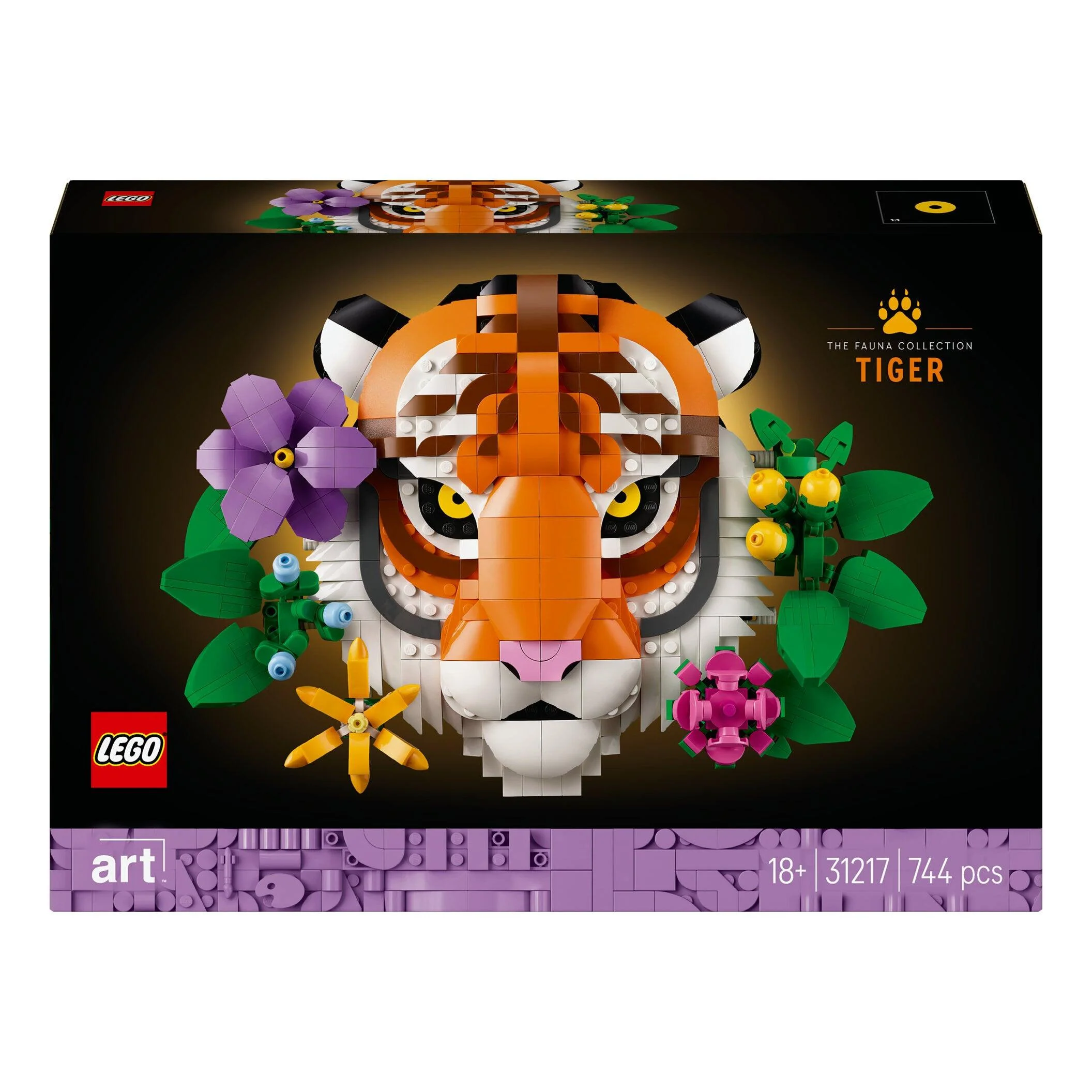 A Coleção De Fauna -Tigre Lego-Arts