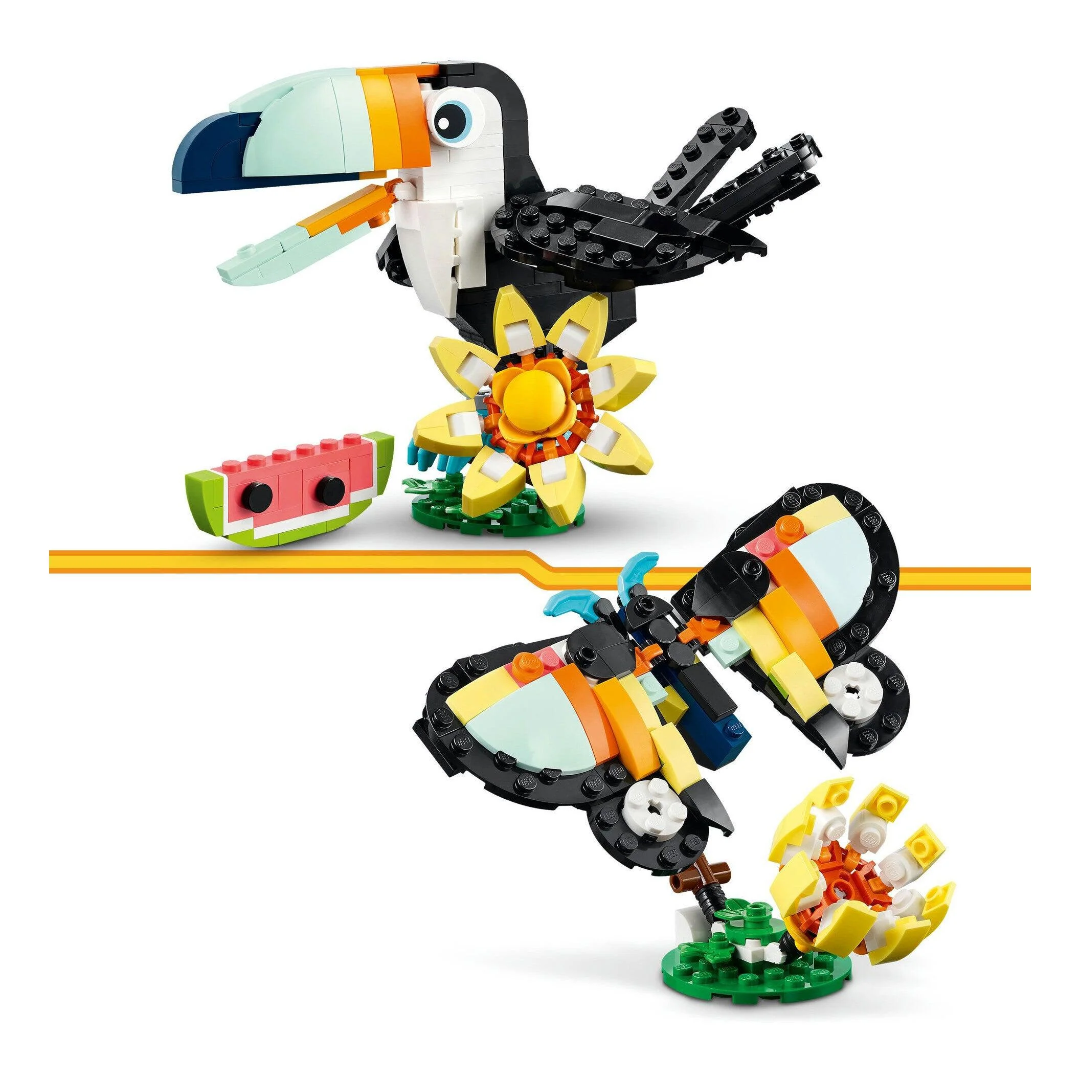 Animais Selvagens: Tucano Tropical Lego - Image 2