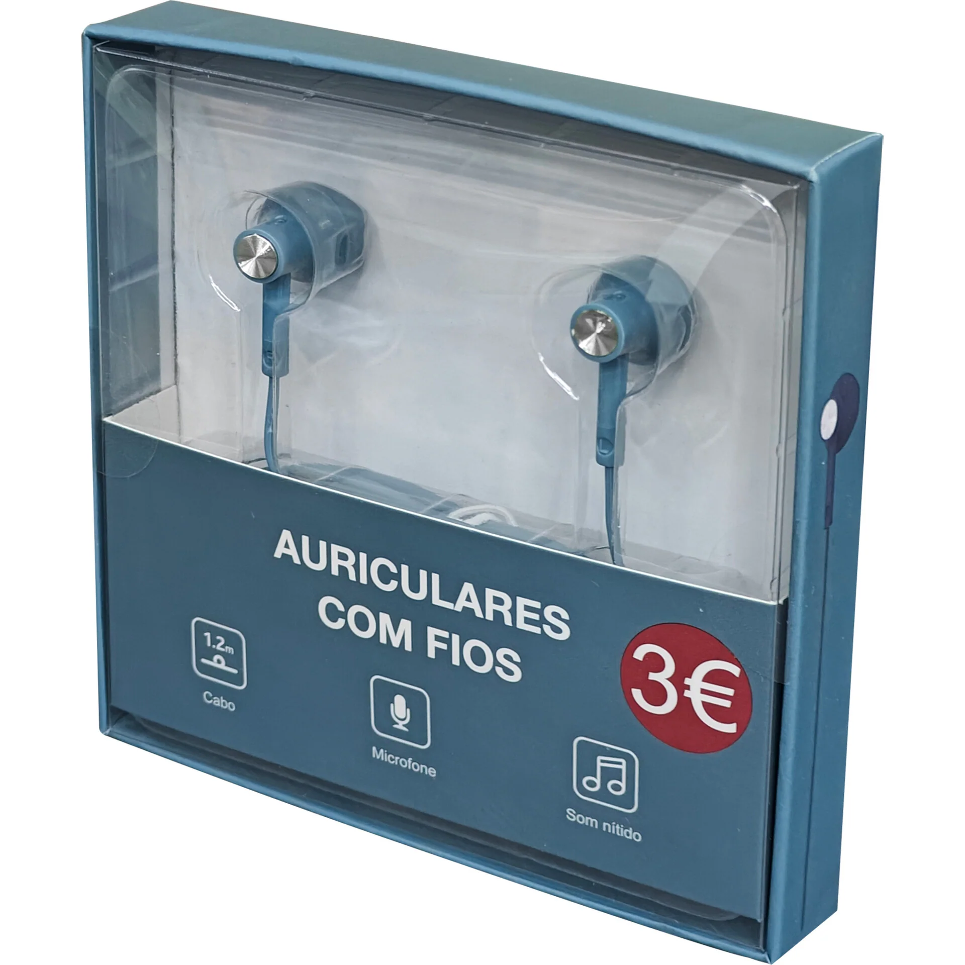 Auriculares Com Fios Azul Fusion - Image 3