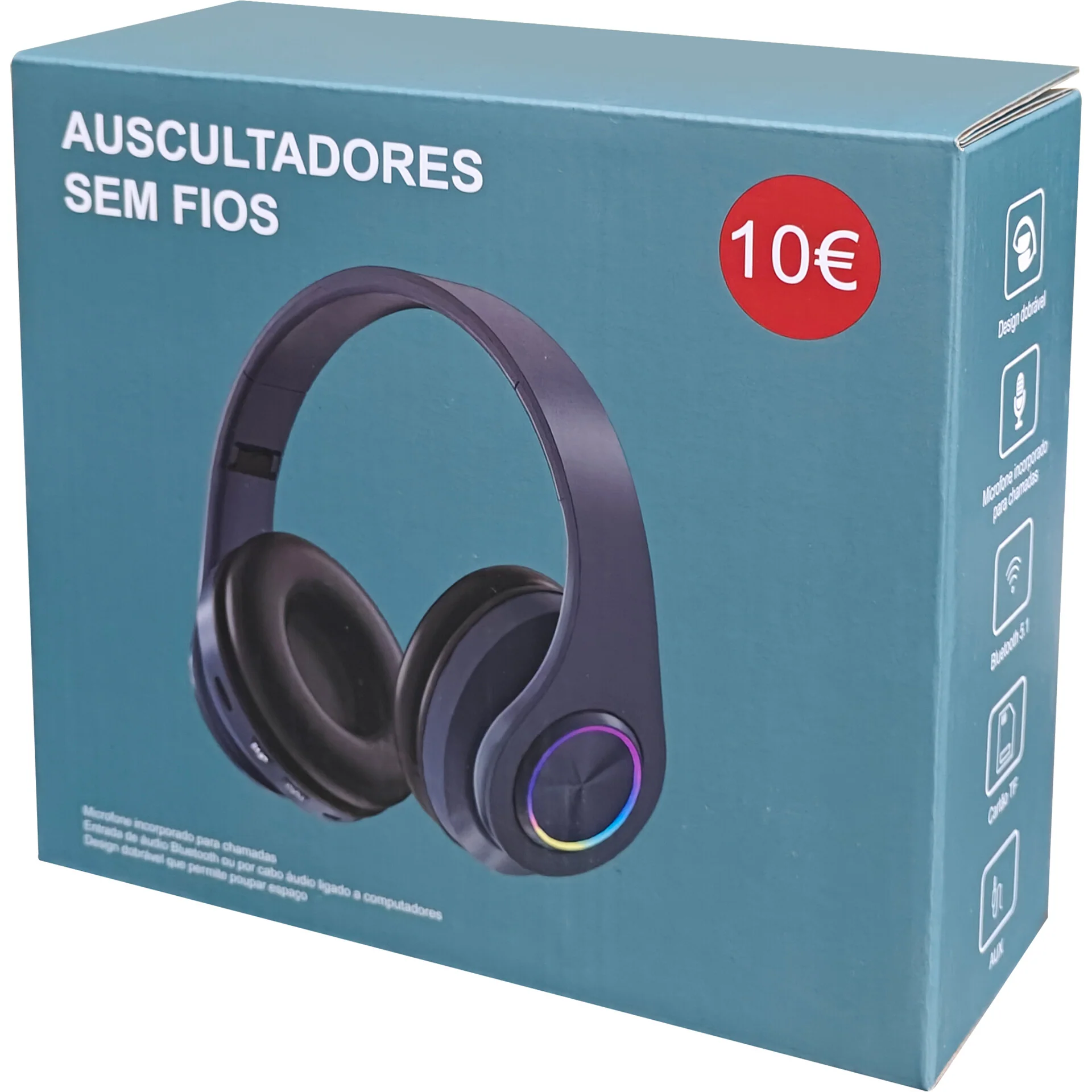 Auscultadores Sem Fios Azul Fusion - Image 7