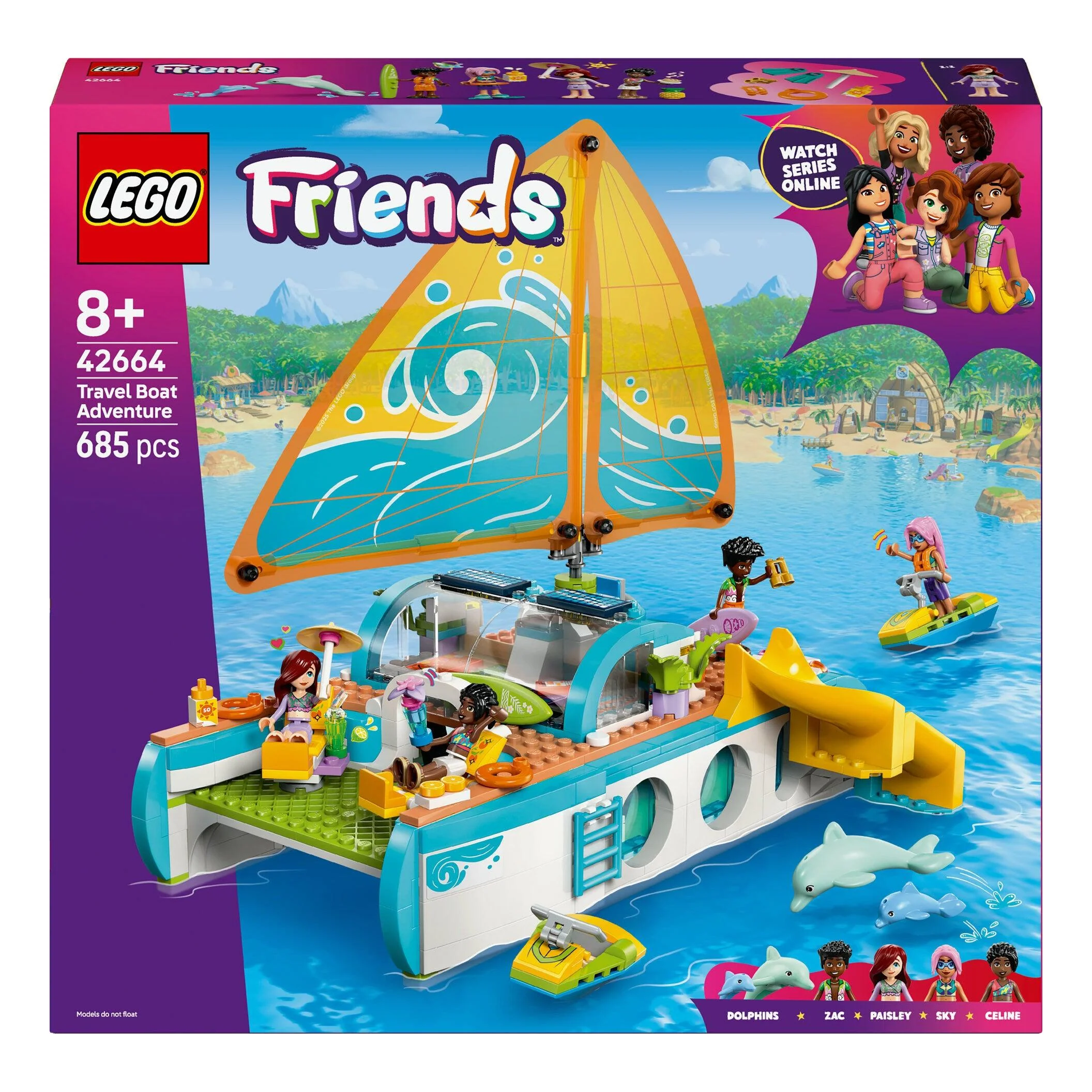 Aventura Em Viagem De Barco Lego-Friends