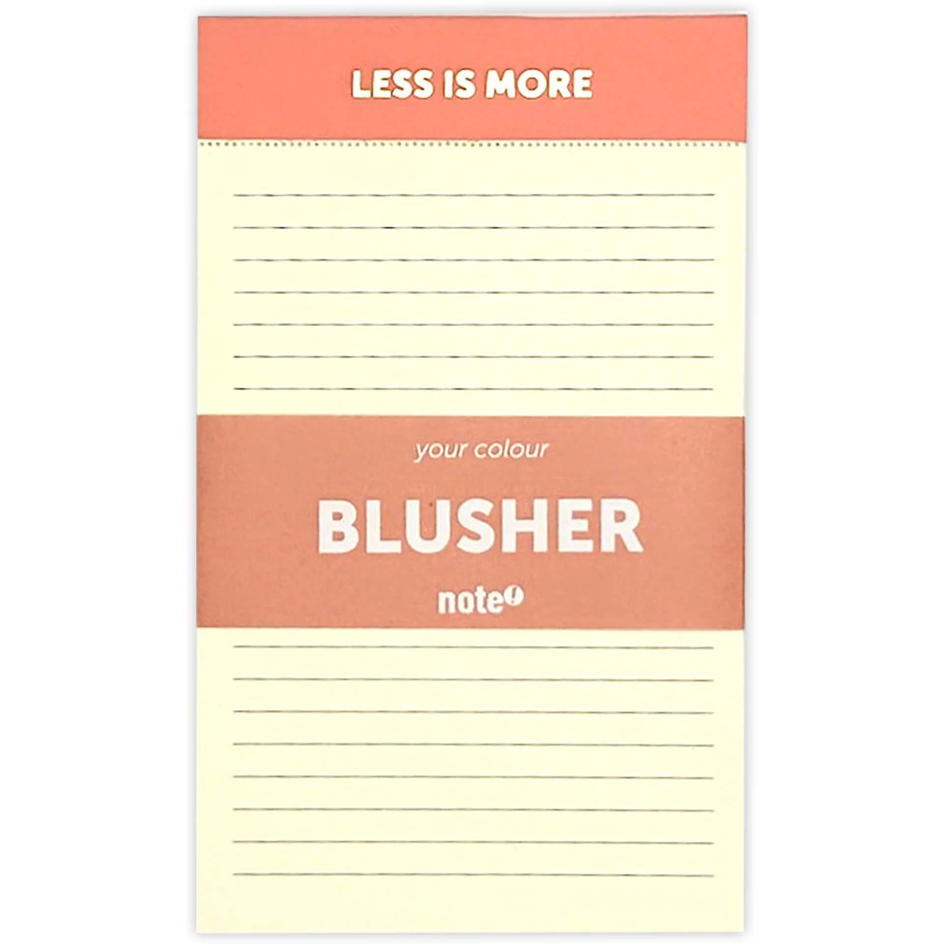 Bloco Notas Pautado 65 Folhas Your Colour Peach Note!
