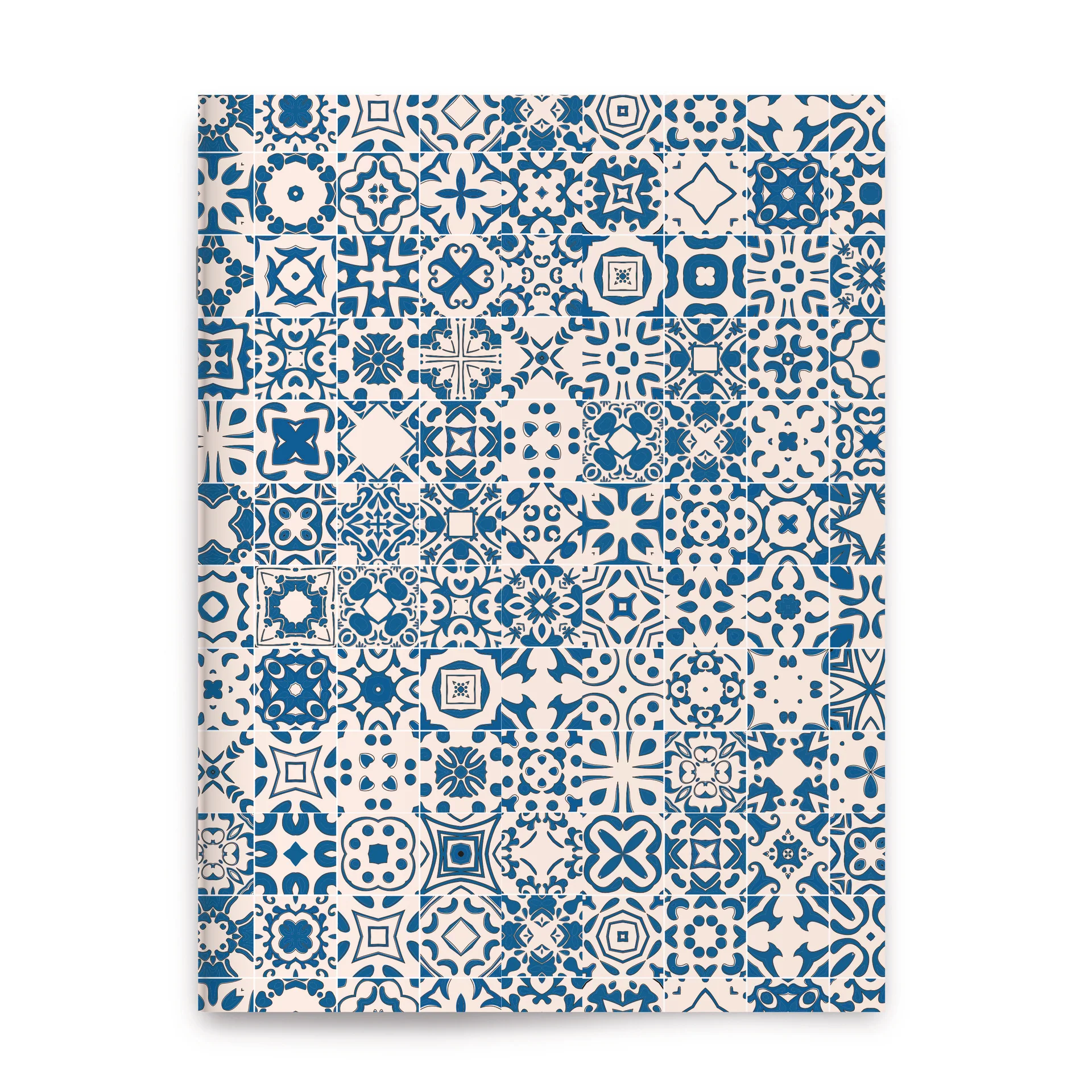 Caderno Agraf Formato A5 32 F Azulejo Portugues Azul