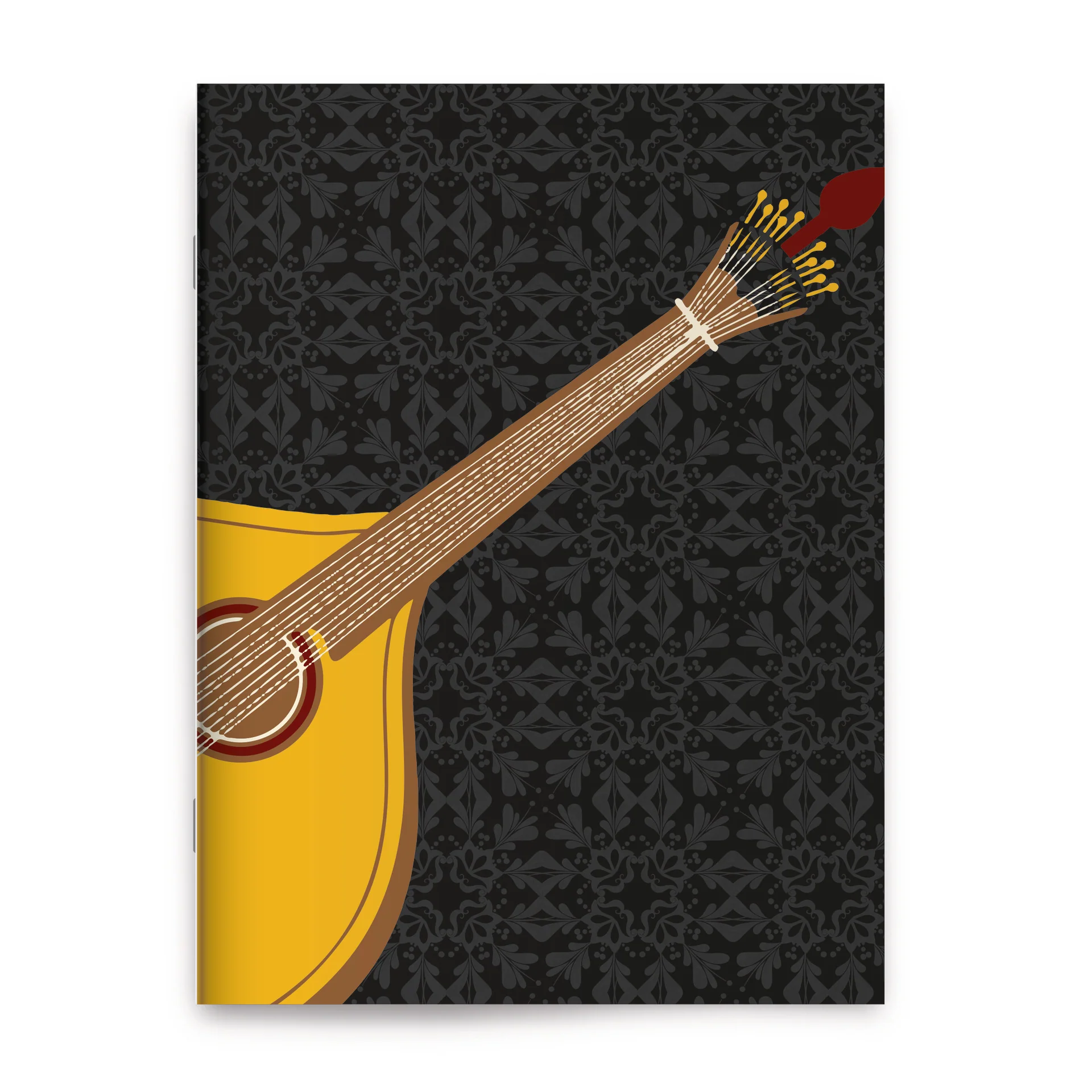 Caderno Agraf Formato A5 32 F Guitarra Portuguesa Not
