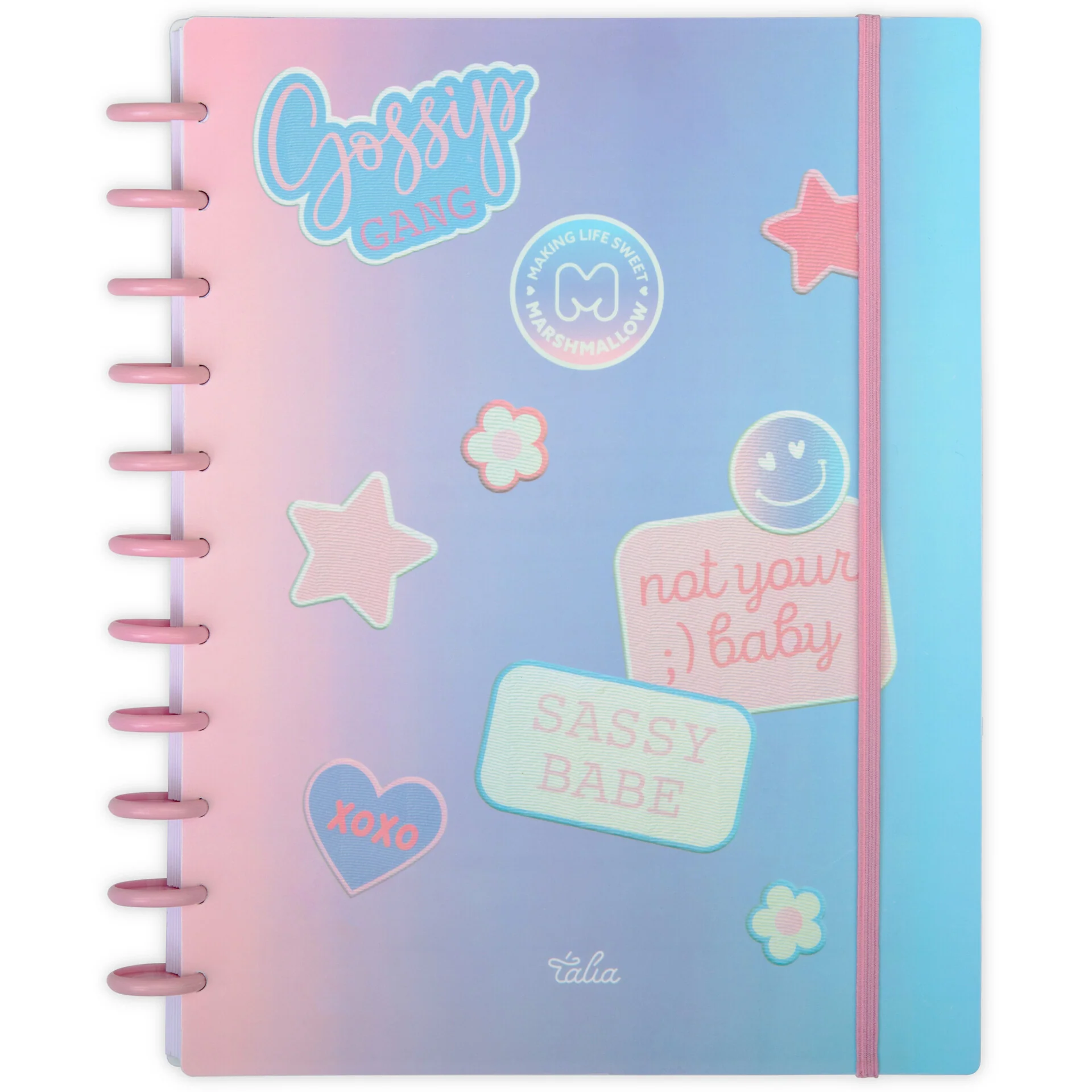 Caderno Disco A4 80 Folhas Pautado Marshmallow - Image 5