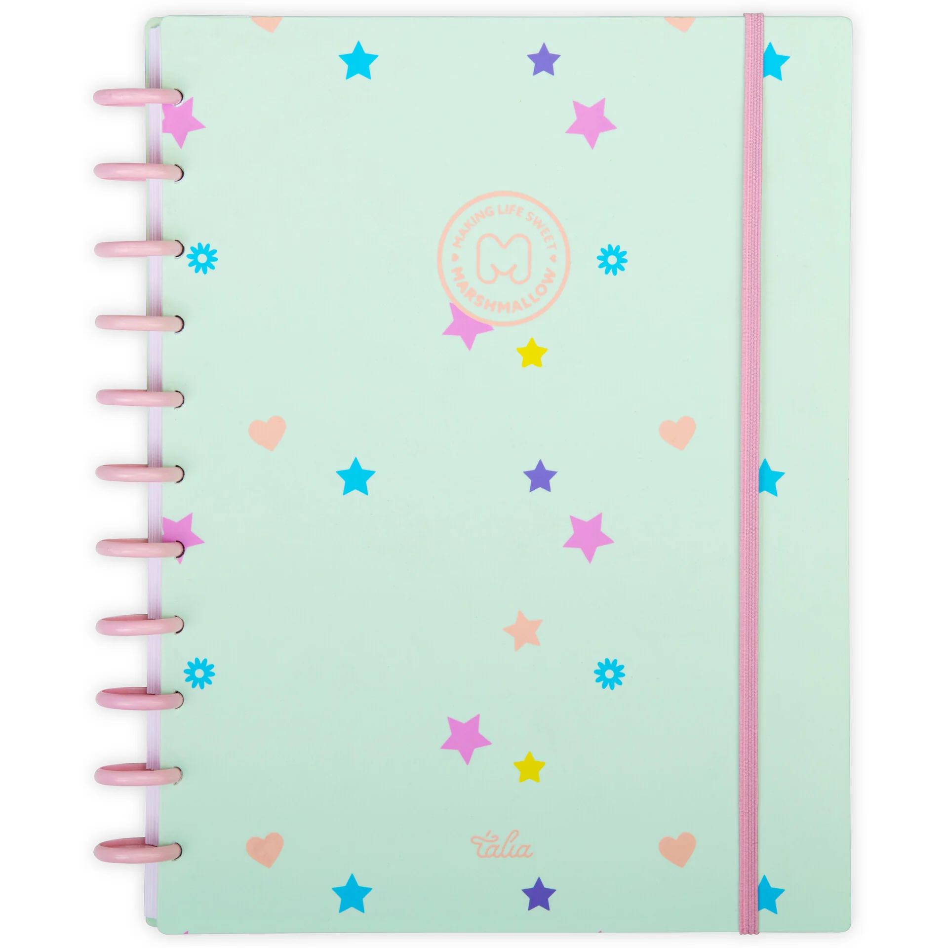 Caderno Disco A4 80 Folhas Pautado Marshmallow - Image 6