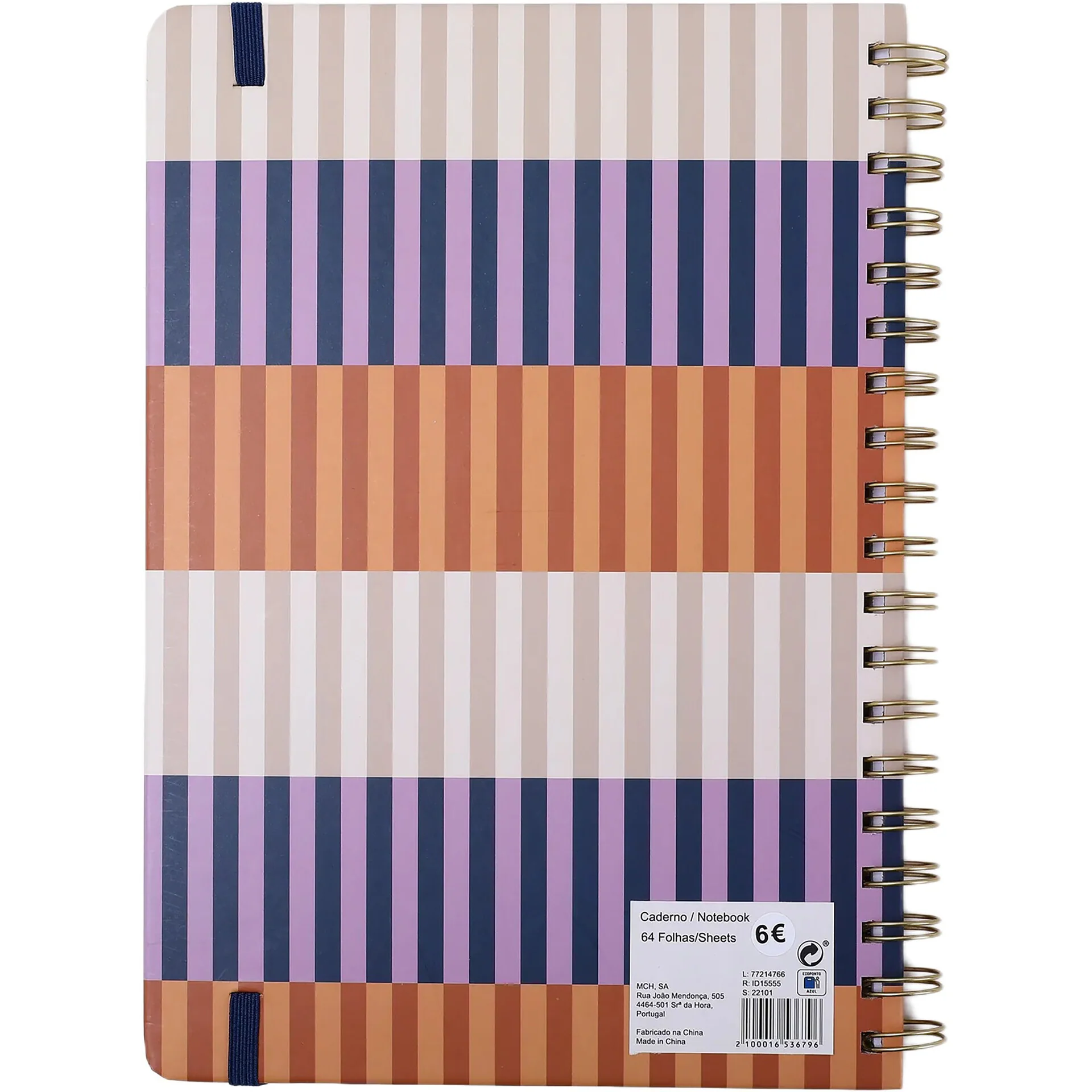 Caderno Espiral B5 Com Elástico 64 Folhas Dots Mixed Canvas - Image 4
