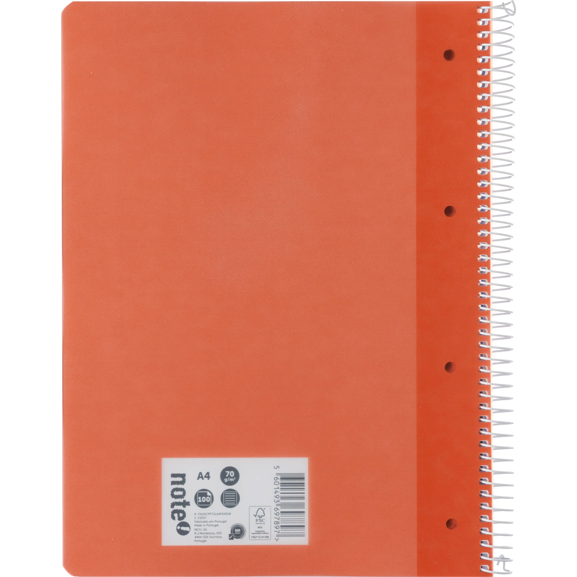 Caderno Espiral A4 Pautado 100 Folhas 70g Tijolo Note! - Image 2
