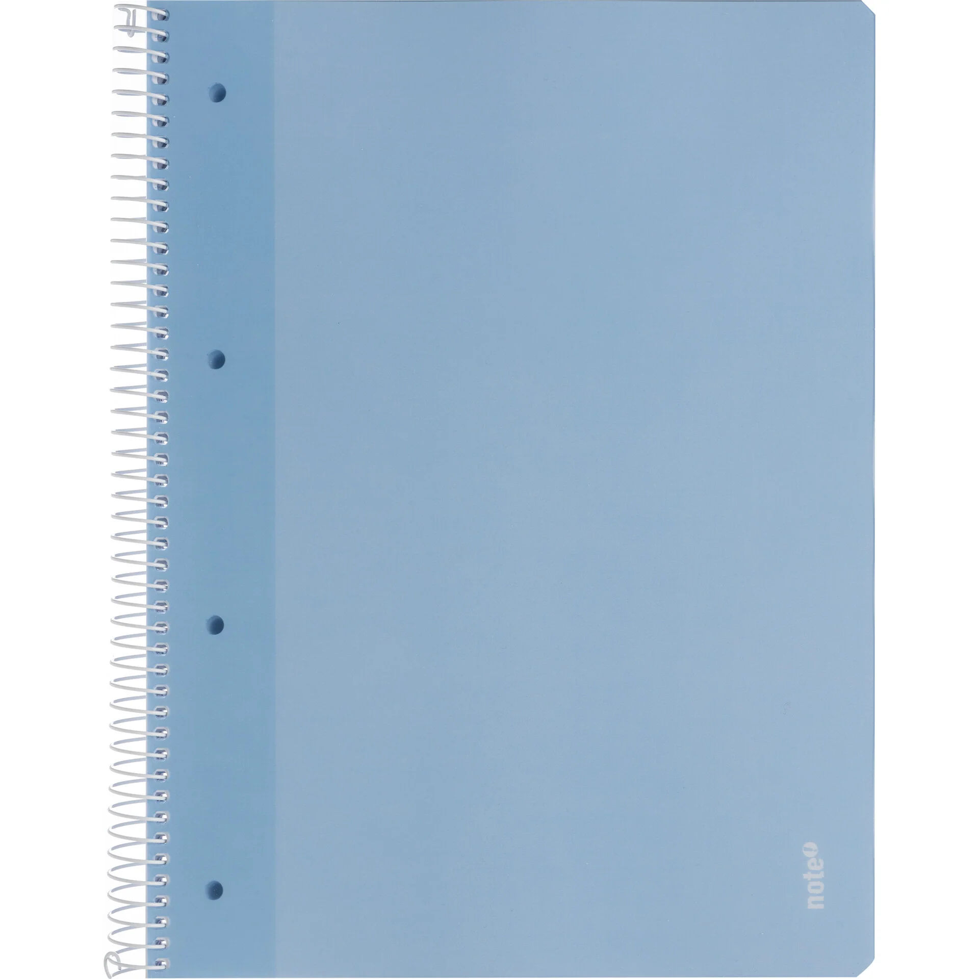 Caderno Espiral A4 Quadriculado 100 Folhas 70g Azul Claro Note!