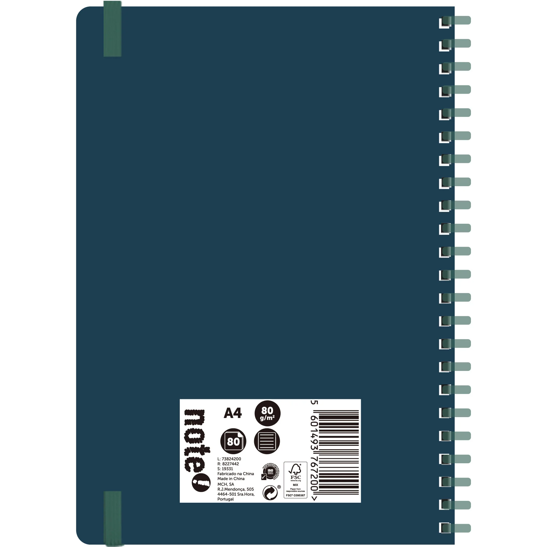 Caderno Espiral A4 Soft Universitário 80 Folhas 80G Pautado Note! - Image 3