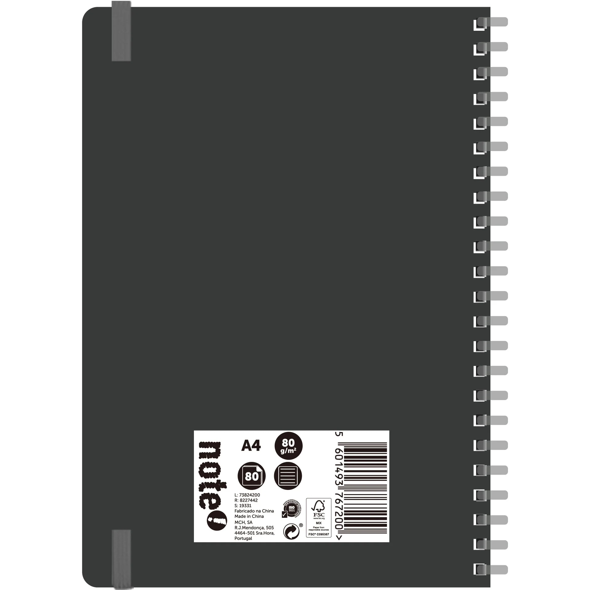 Caderno Espiral A4 Soft Universitário 80 Folhas 80G Pautado Note! - Image 4