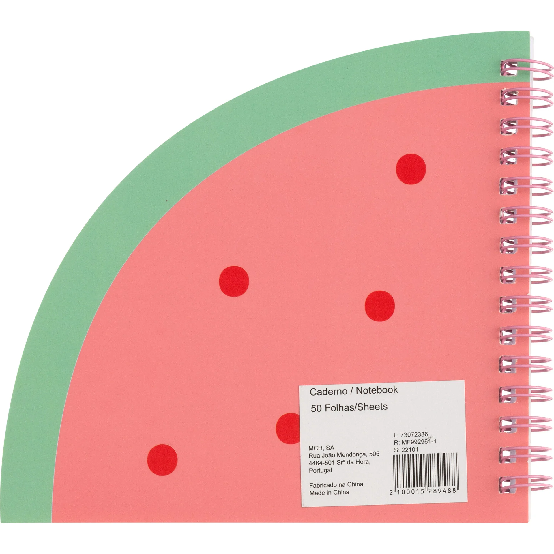 Caderno Espiral A5 50 Folhas 80g Melancia Good Day - Image 4