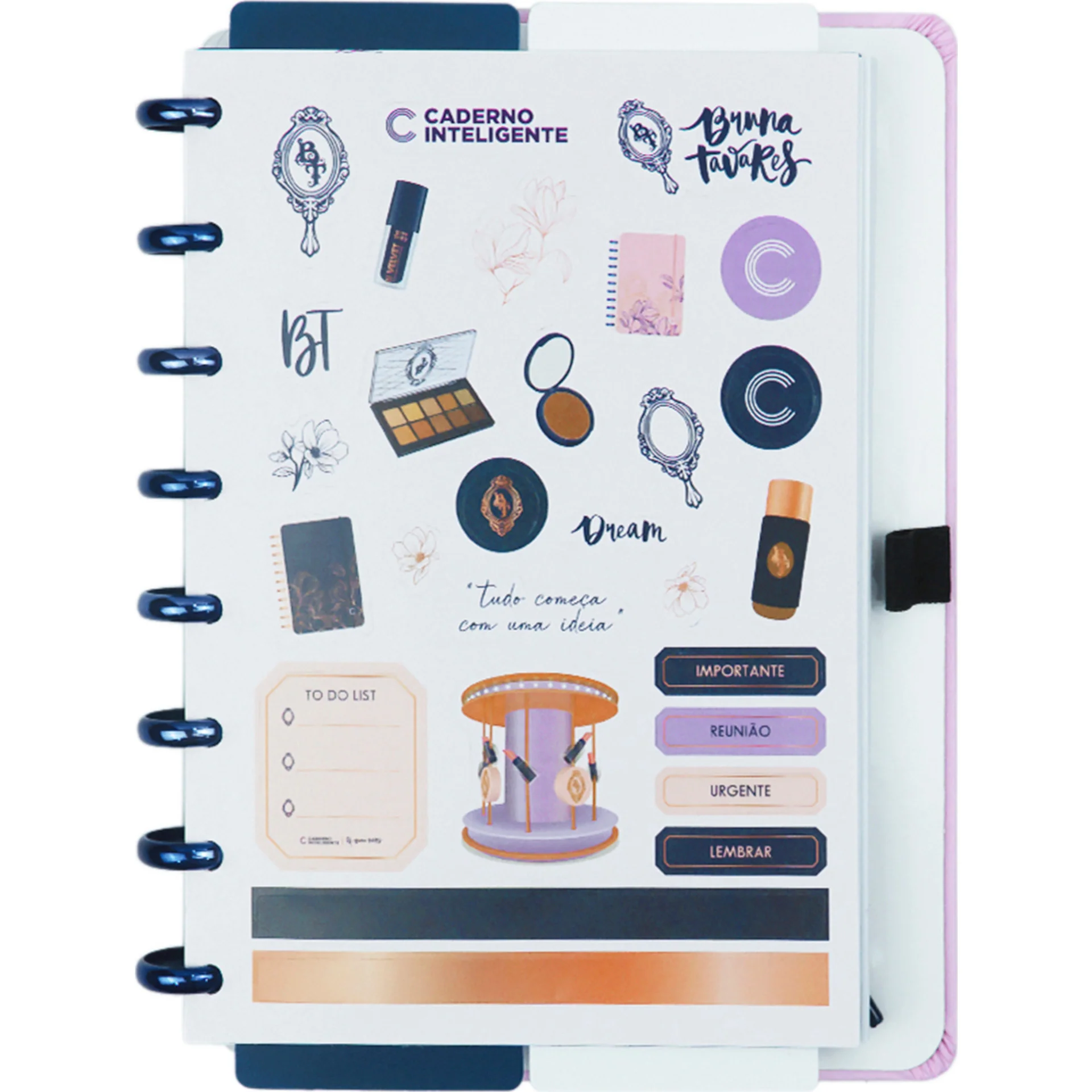 Caderno Inteligente Formato A5 Dream By Bruna Tavares Caderno Inteligente - Image 7