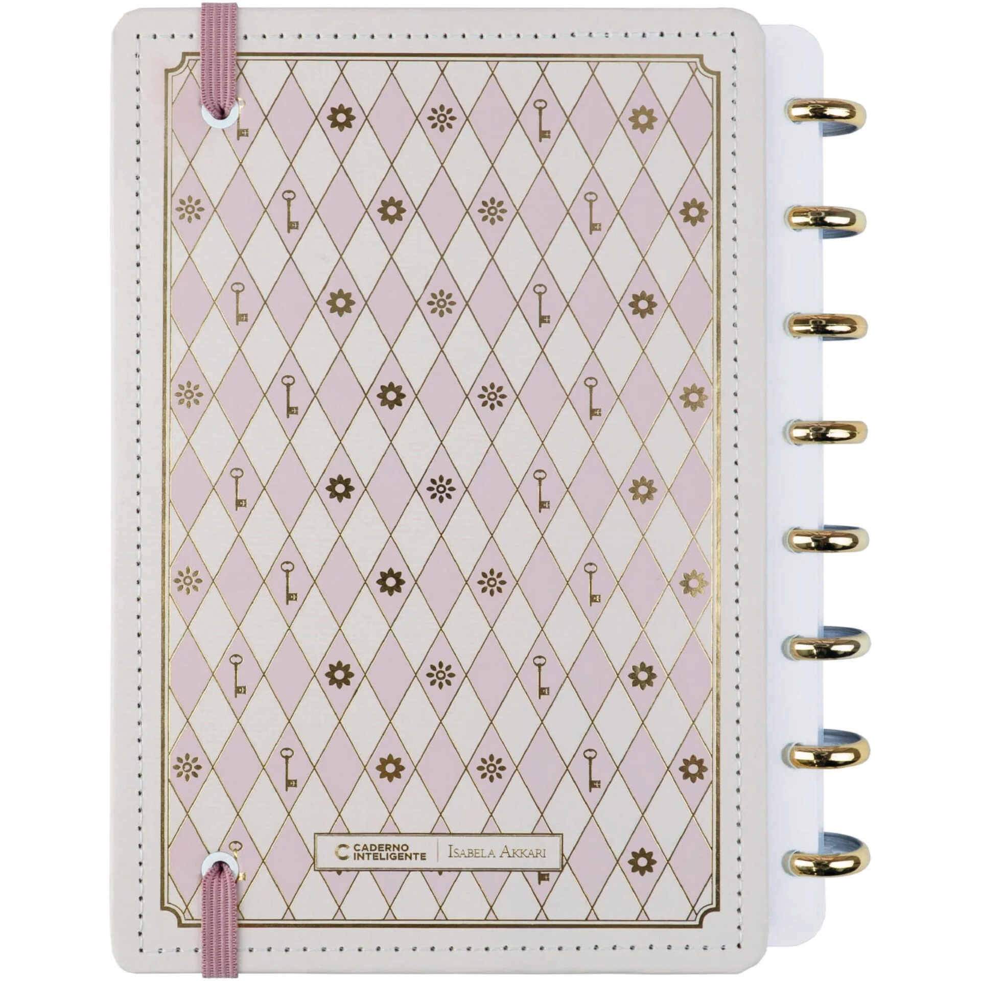 Caderno Inteligente Formato A5 Rose Key By Isabela Akkari Caderno Inteligente - Image 4
