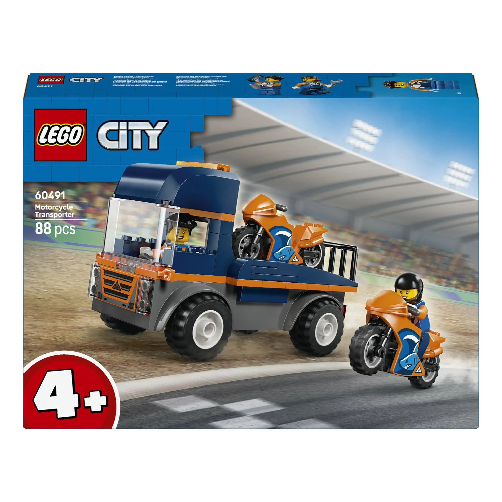 Camião De Transporte De Motas Lego-City