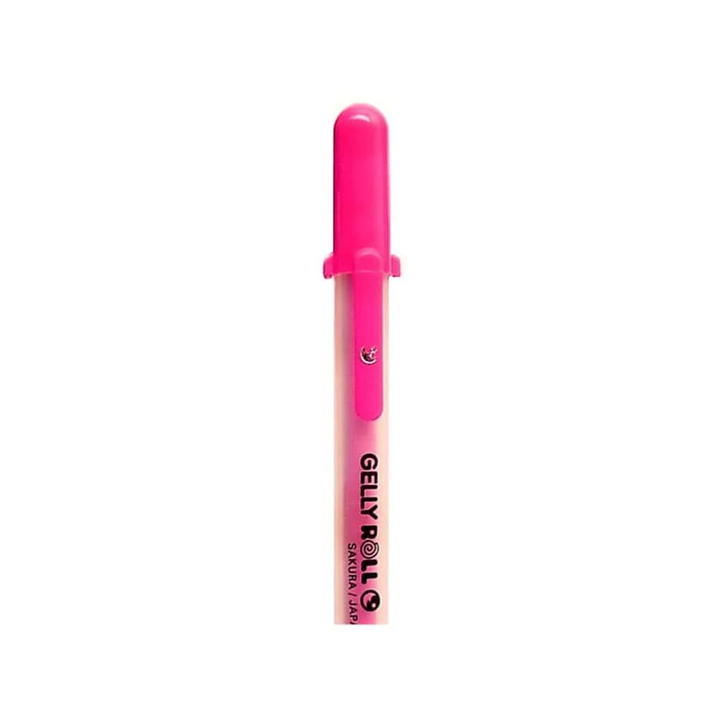 Caneta Gelly Moonlight Fluo Magenta Saku - Image 2