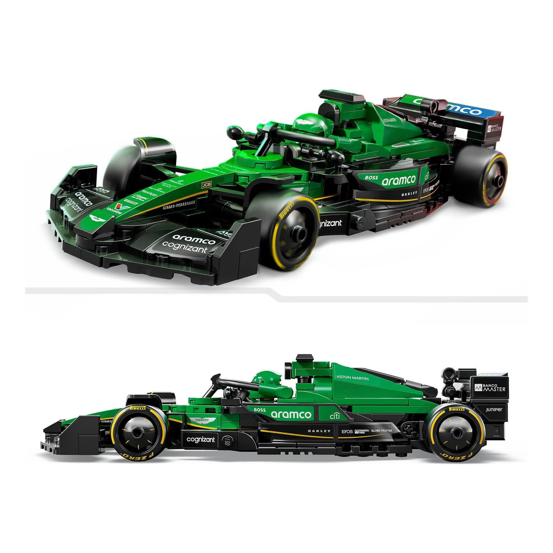 Carro de Corrida Aston Martin Aramco F1 AMR24 Lego - Image 3