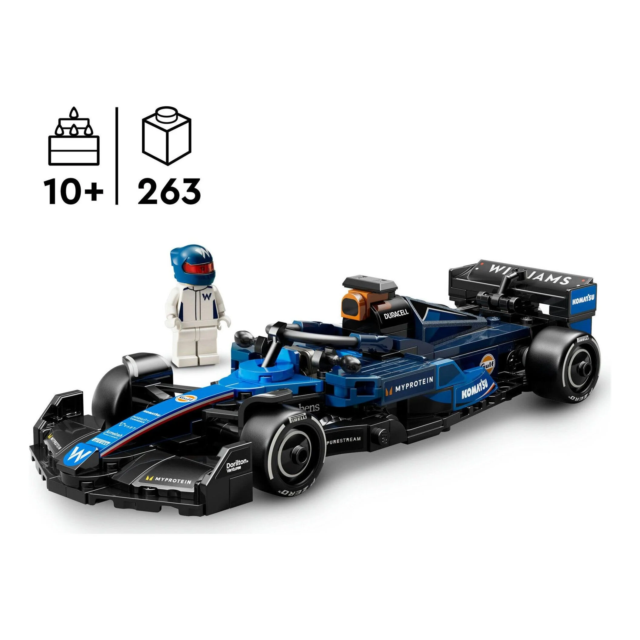 Carro de Corrida Williams Racing FW46 F1 Lego - Image 2