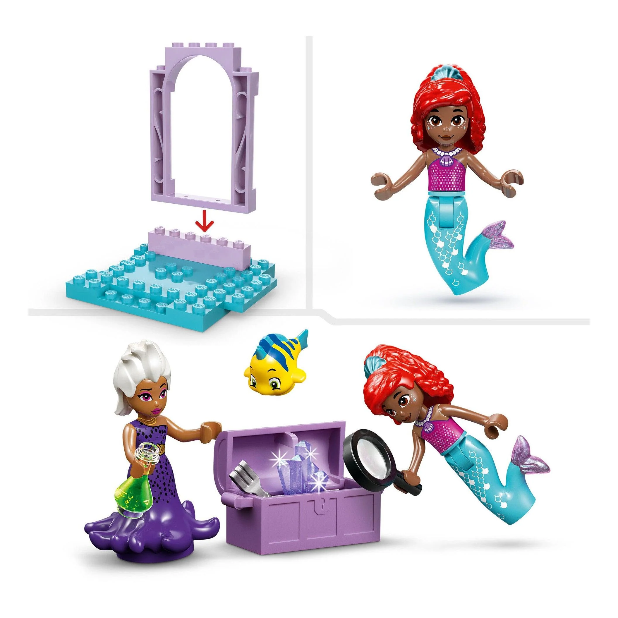 Caverna de Cristal da Ariel Lego-Princess - Image 2