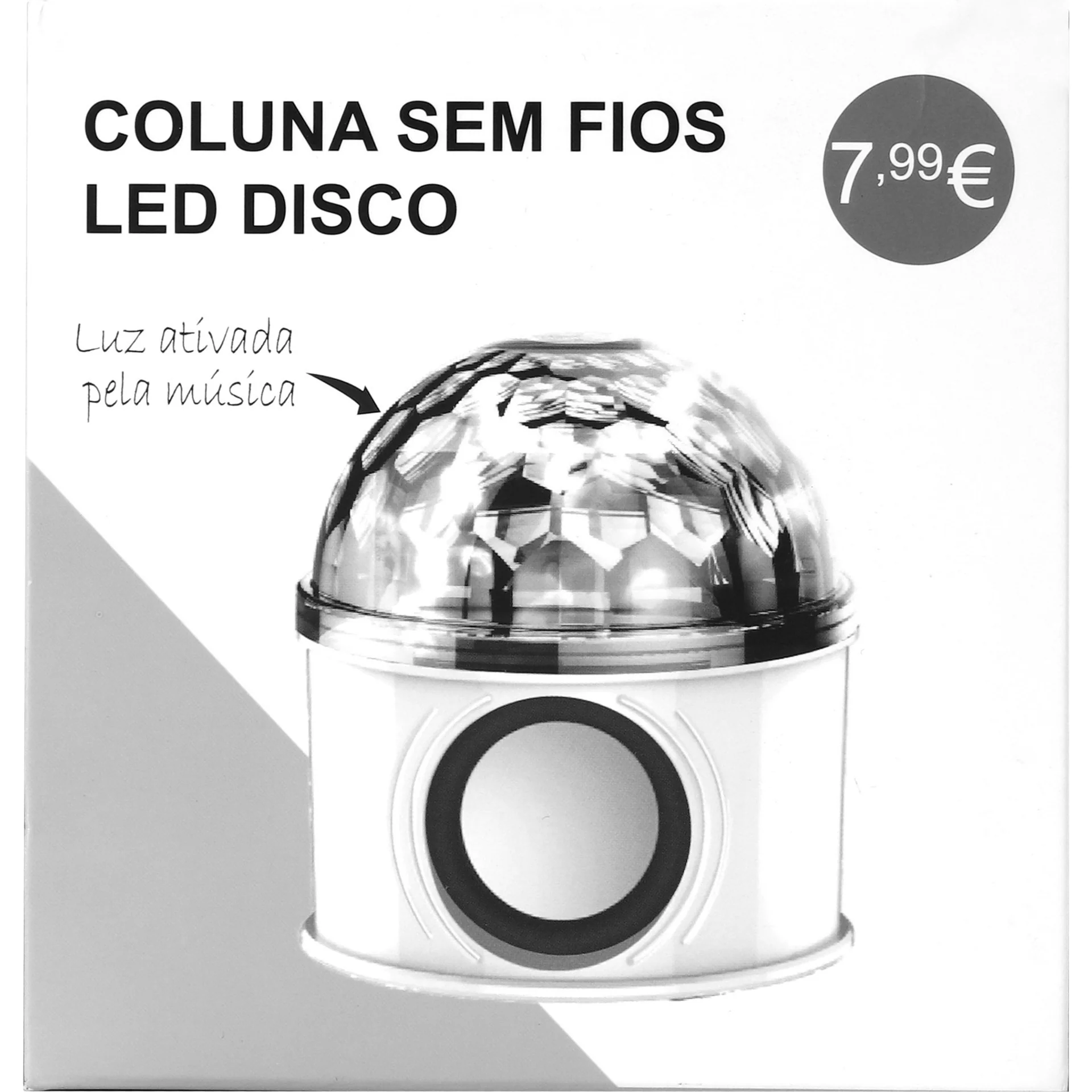 Coluna Sem Fios Bola Led Disco USB - Image 12