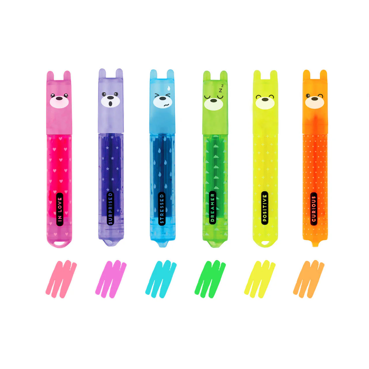 Conjunto 6 Mini Sublinhadores - Teddy'S - Image 4