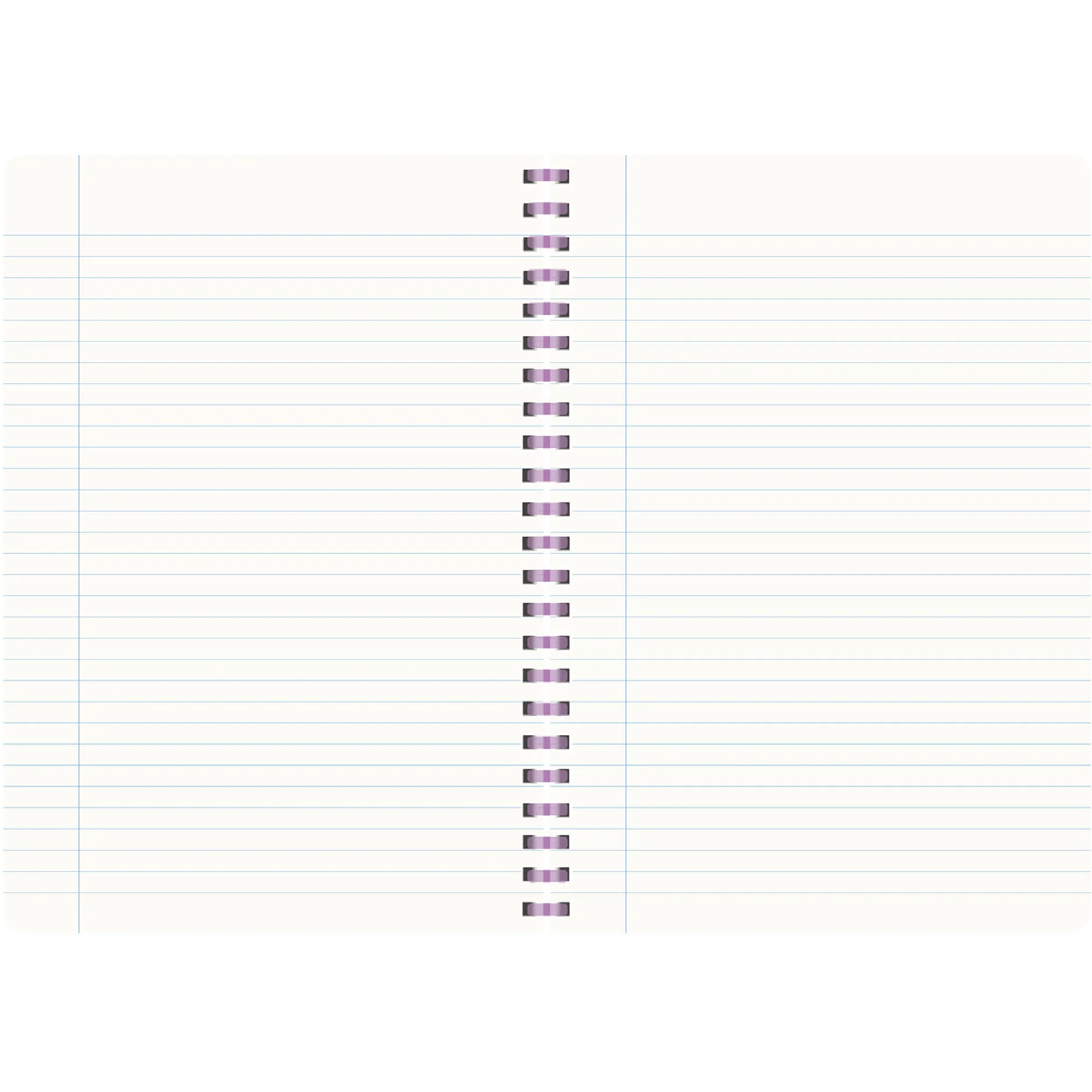 Conjunto Caderno Espiral A4 Kraft Soft 80 Folhas 80G Pautado 2 Unidades Note! - Image 2