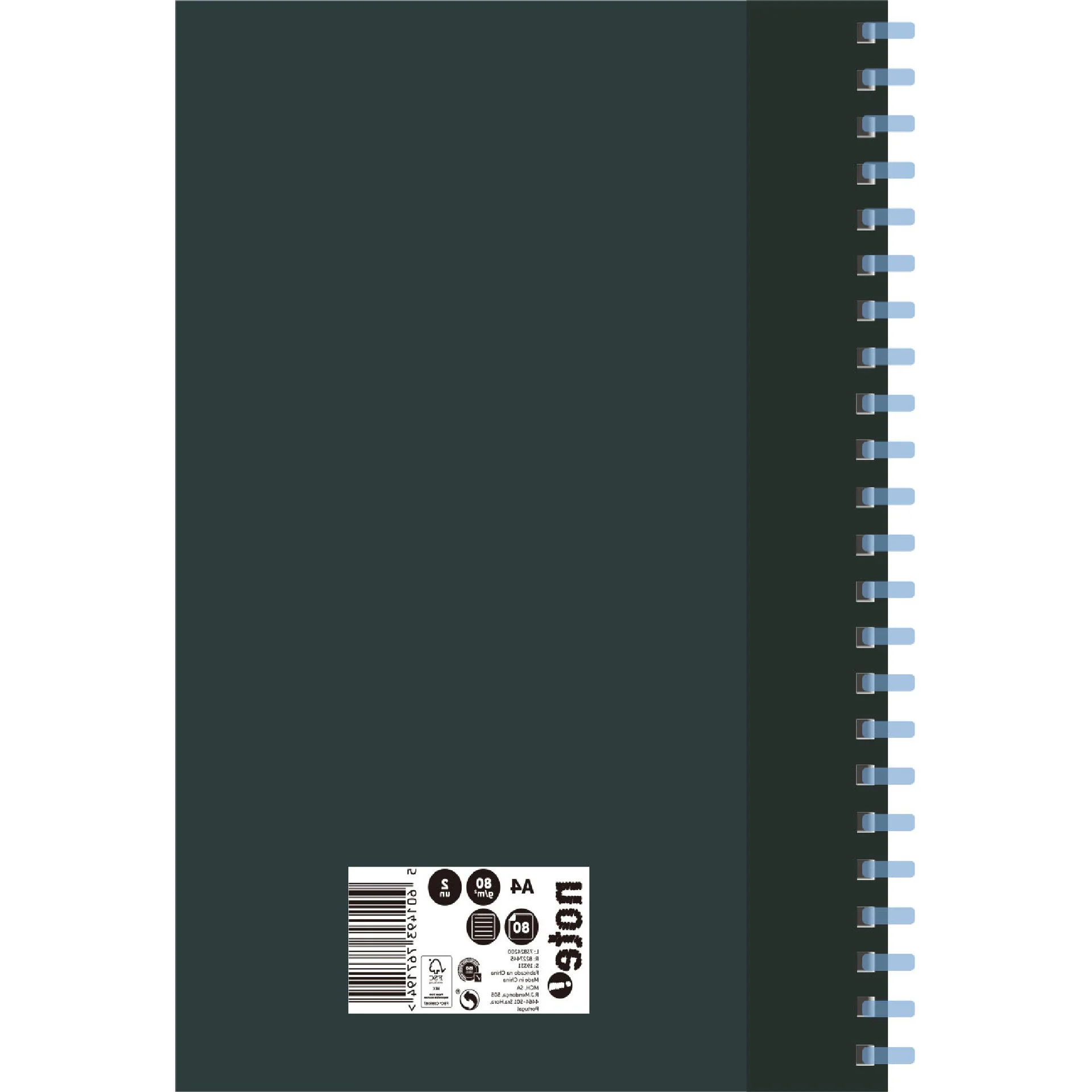 Conjunto Caderno Espiral A4 Kraft Soft 80 Folhas 80G Pautado 2 Unidades Note! - Image 4