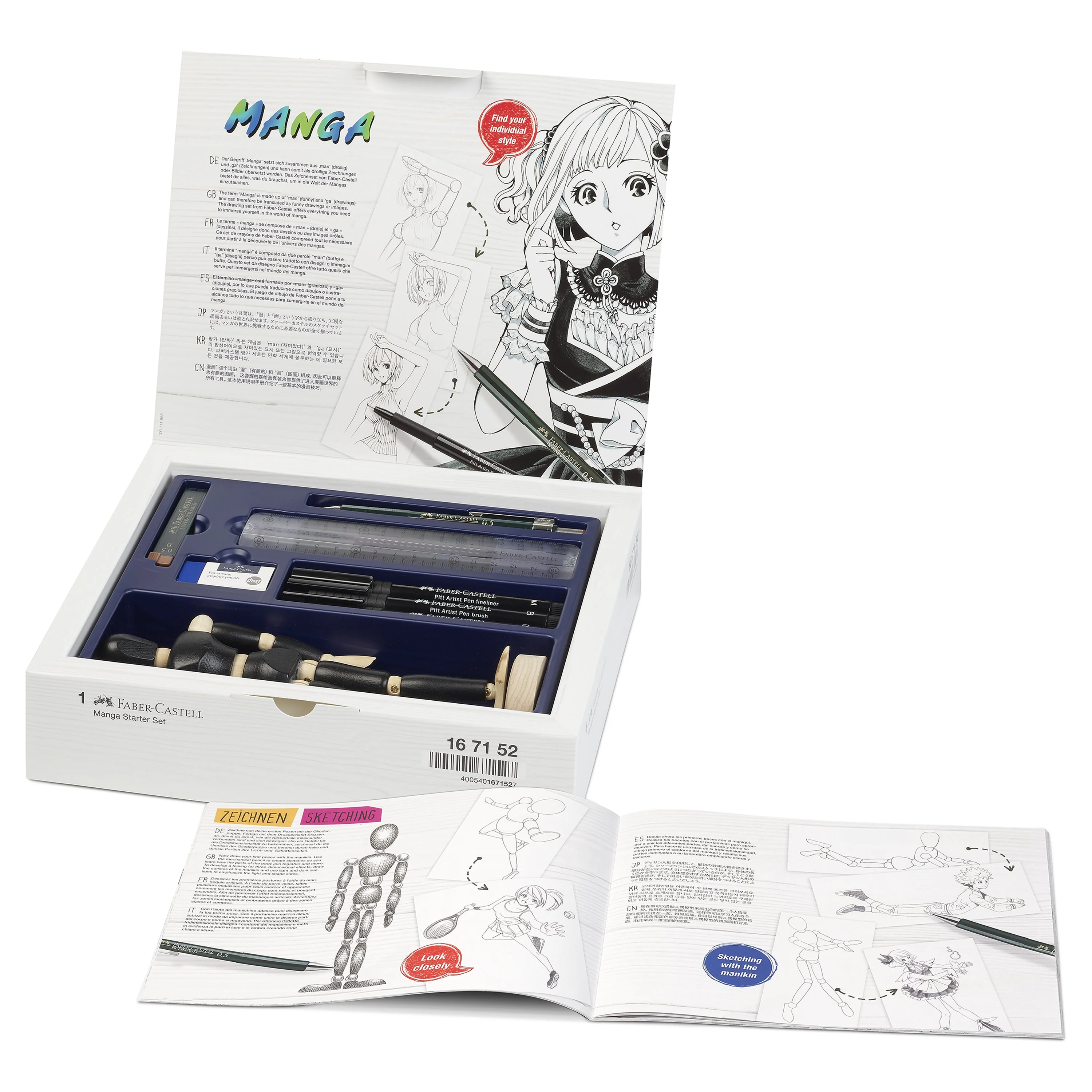 Conjunto Desenho Iniciação Pitt Manga - Image 2