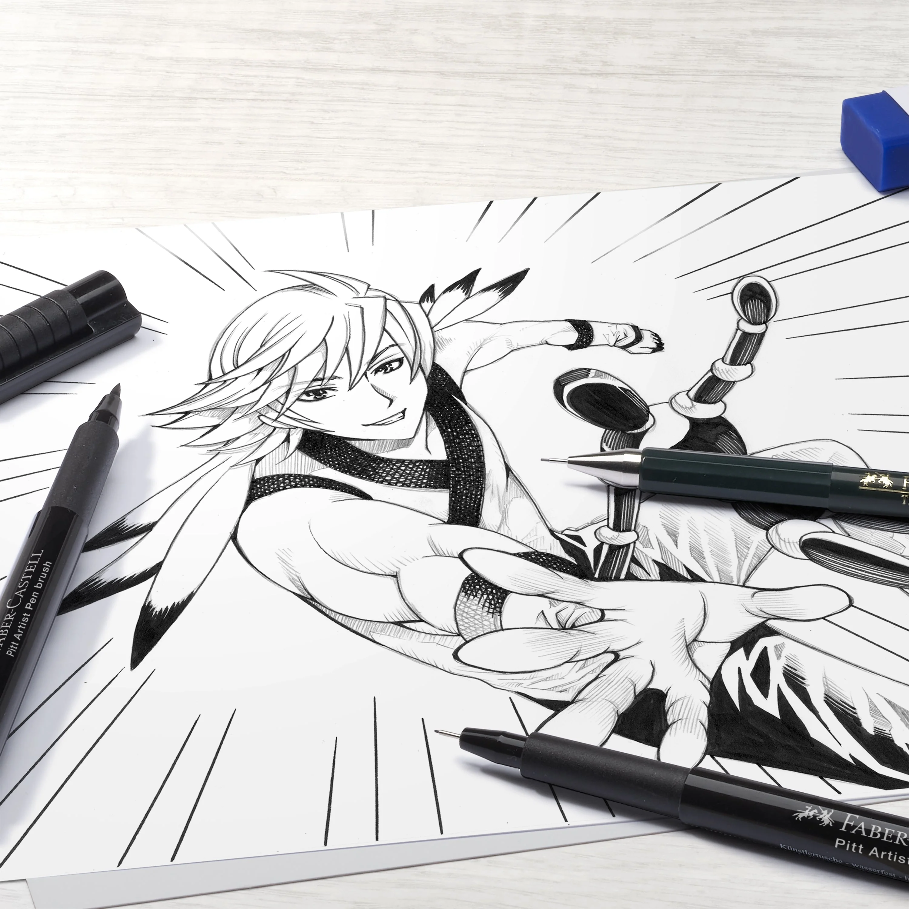Conjunto Desenho Iniciação Pitt Manga - Image 3