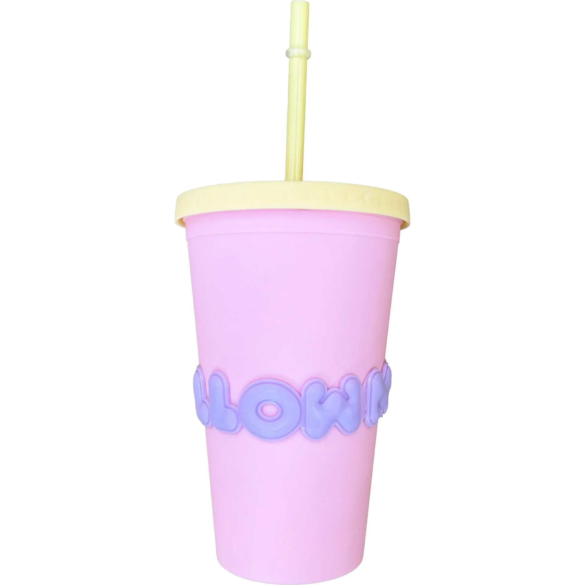 Copo Plástico Palhinha 450ml Marshmallow - Image 3