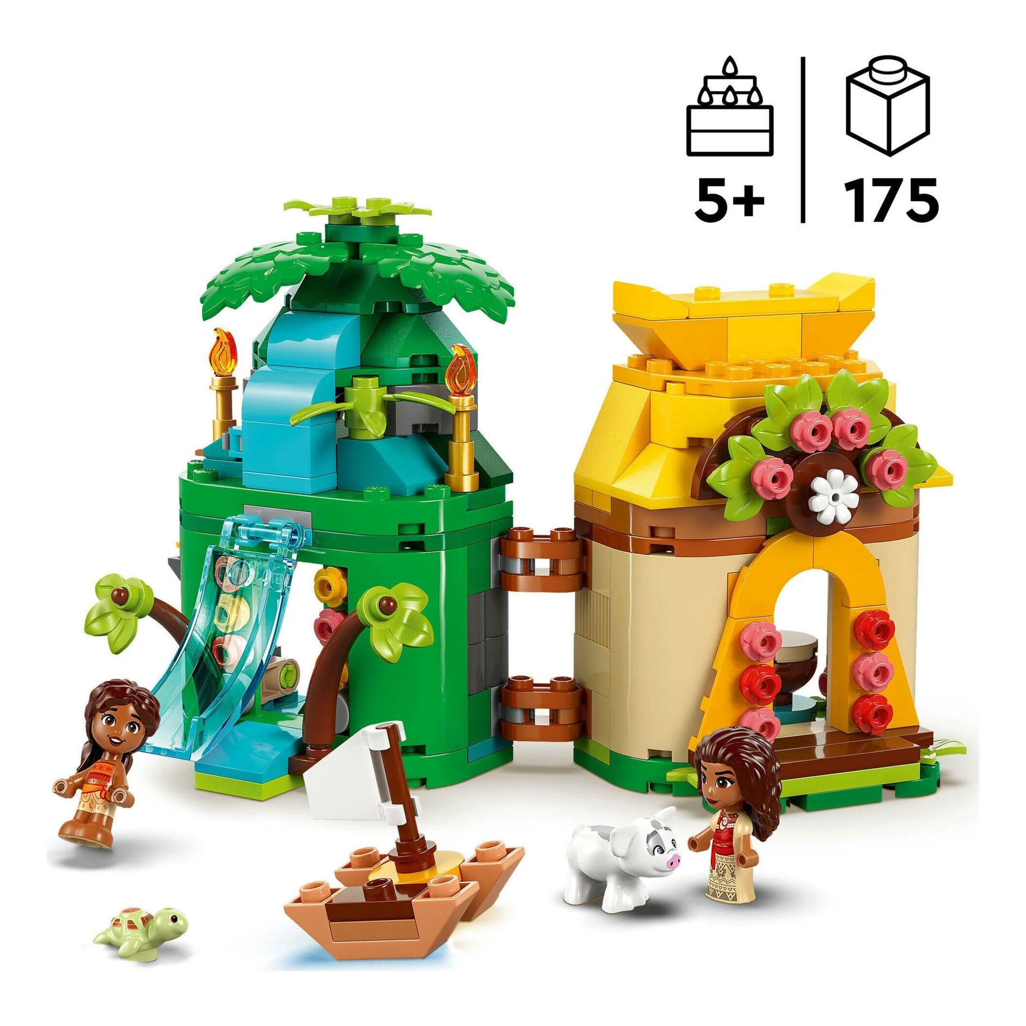 Diversão Na Ilha Da Vaiana Lego-Princess