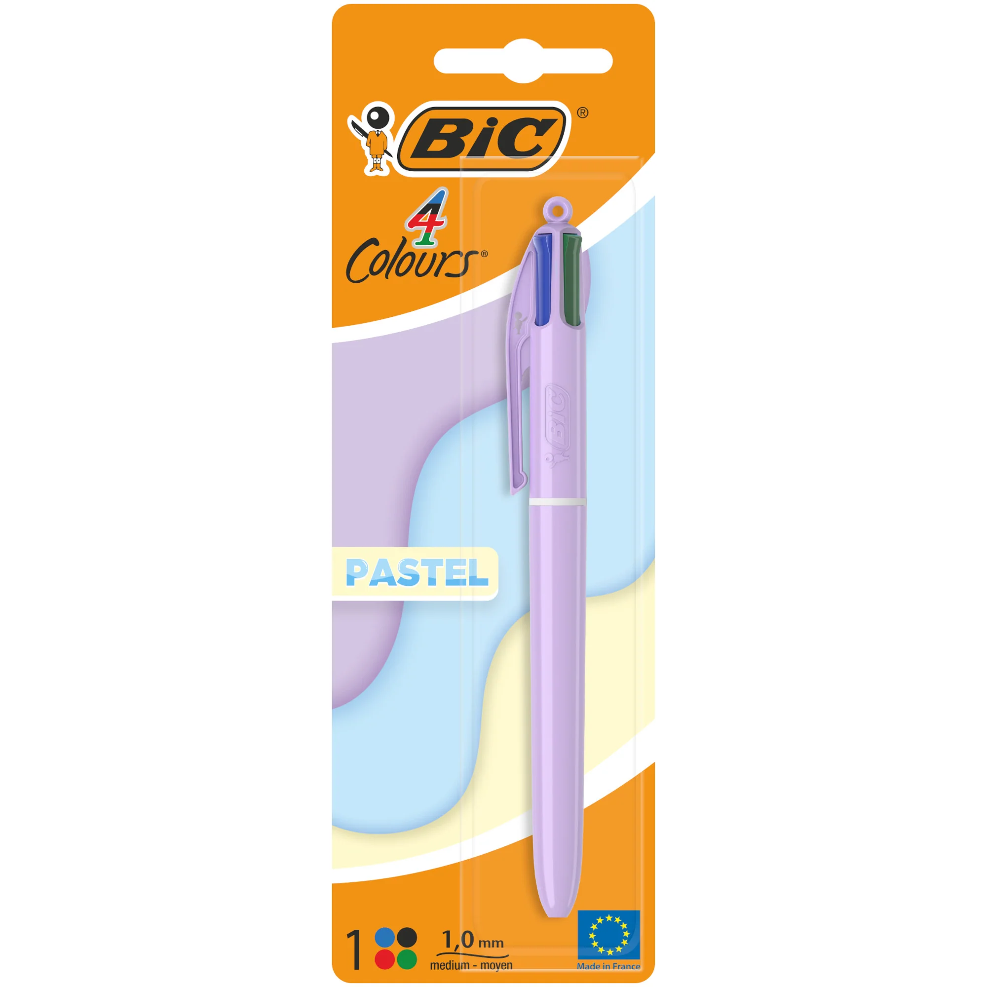 Esferográfica Com 4 Cores Pastel Bic - Image 3