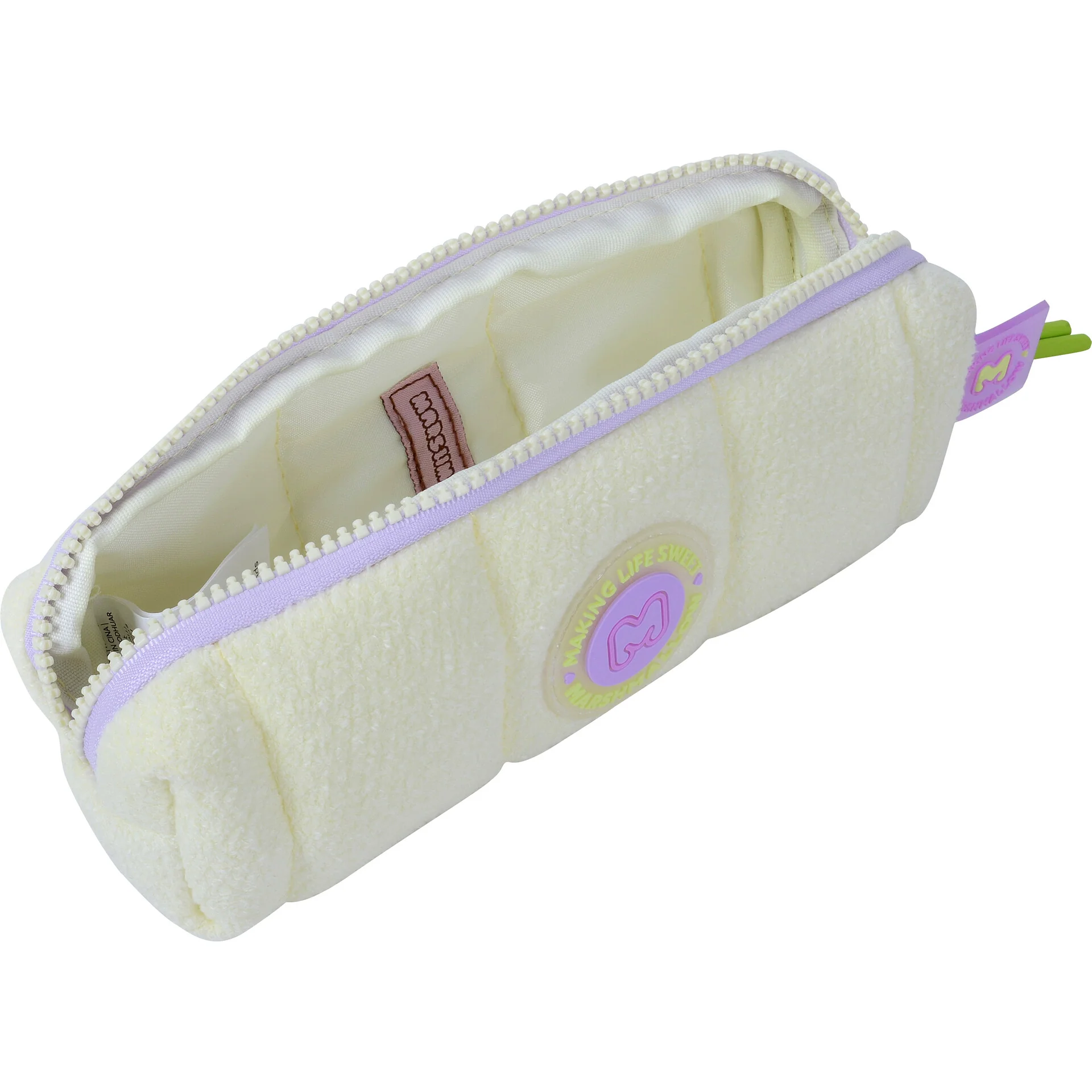 Estojo Redondo Cosy Plush Marshmallow - Image 2