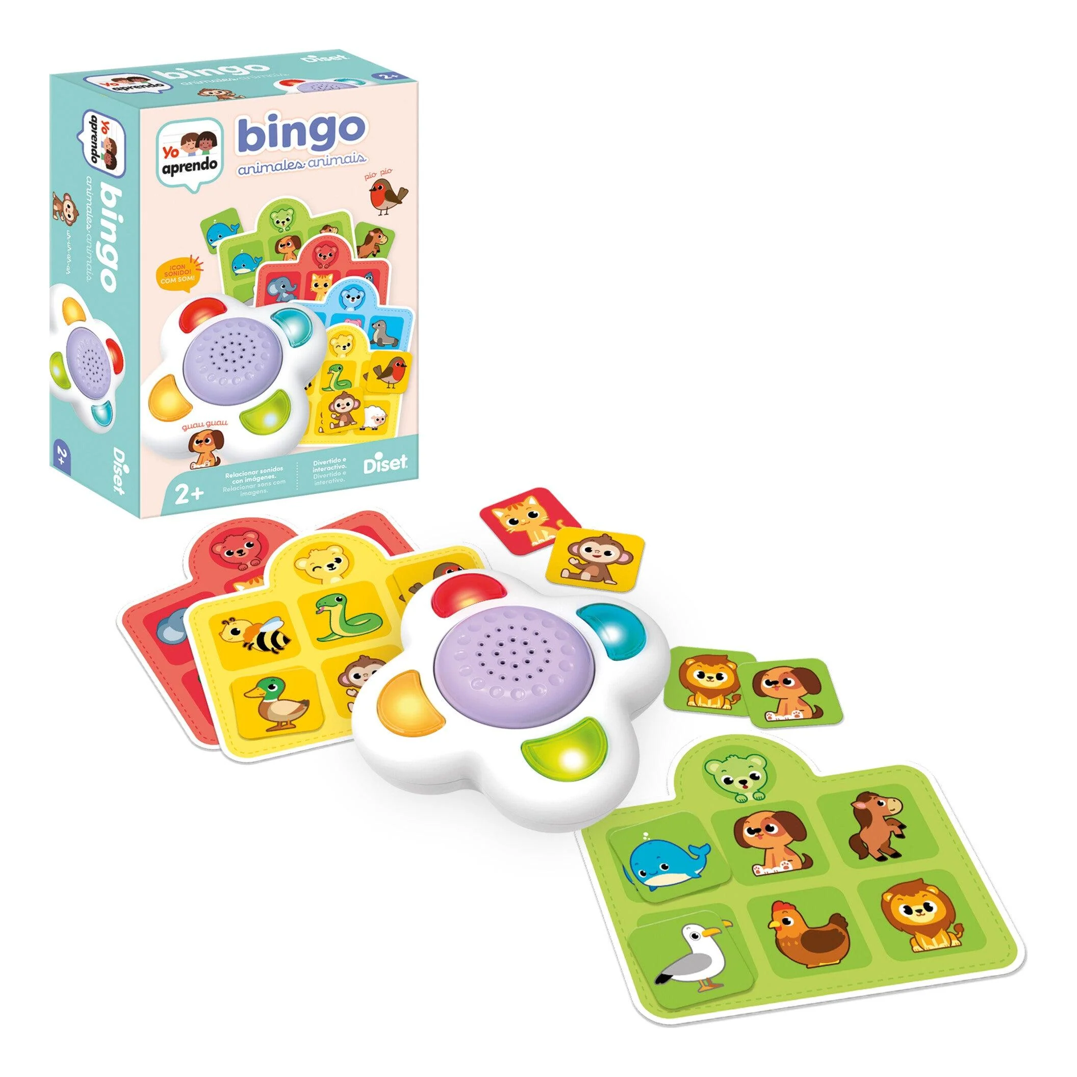 Eu Aprendo Com Bingo Animais Diset - Image 2