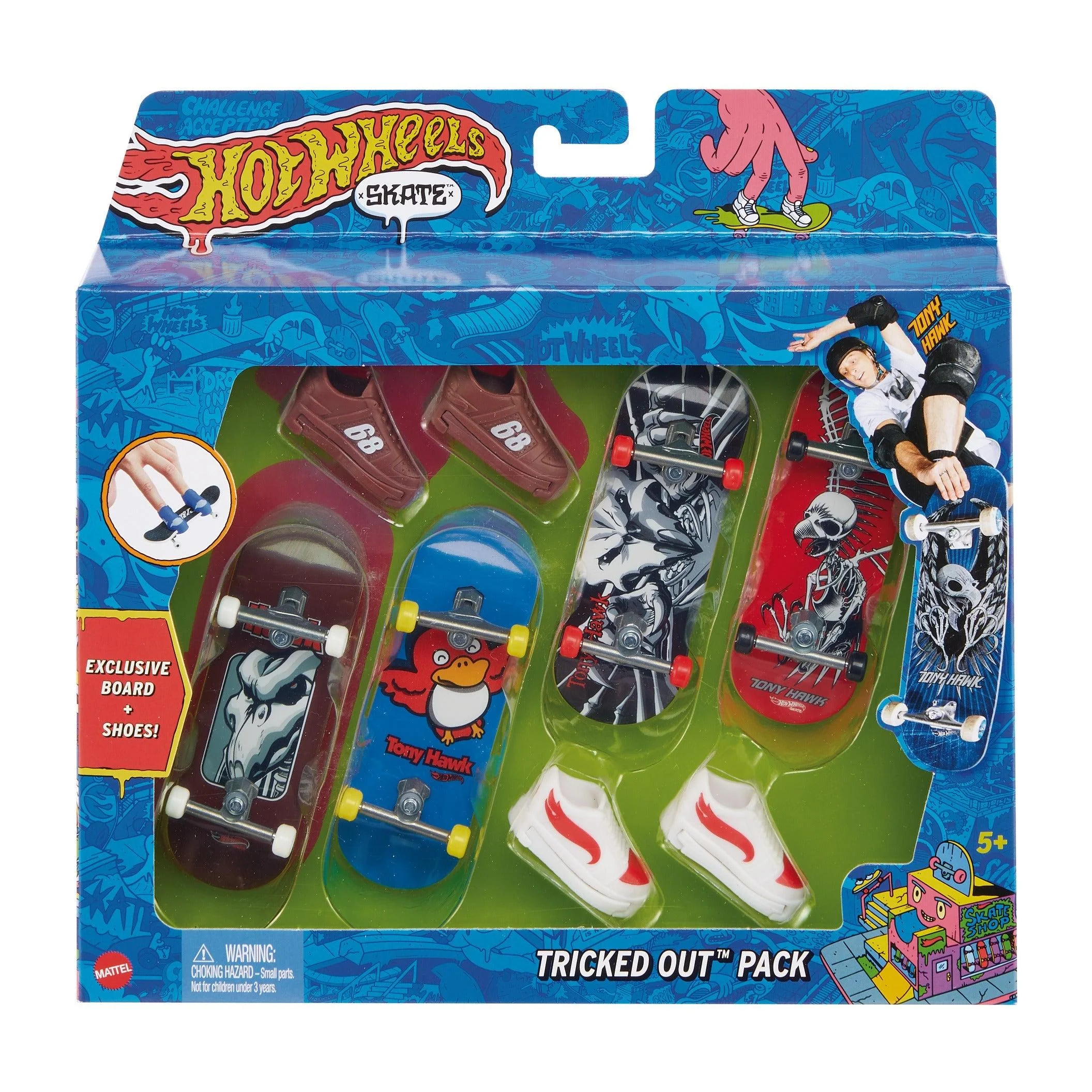 Hot Wheels Pack 4 Skates (artigo sortido) - Image 3
