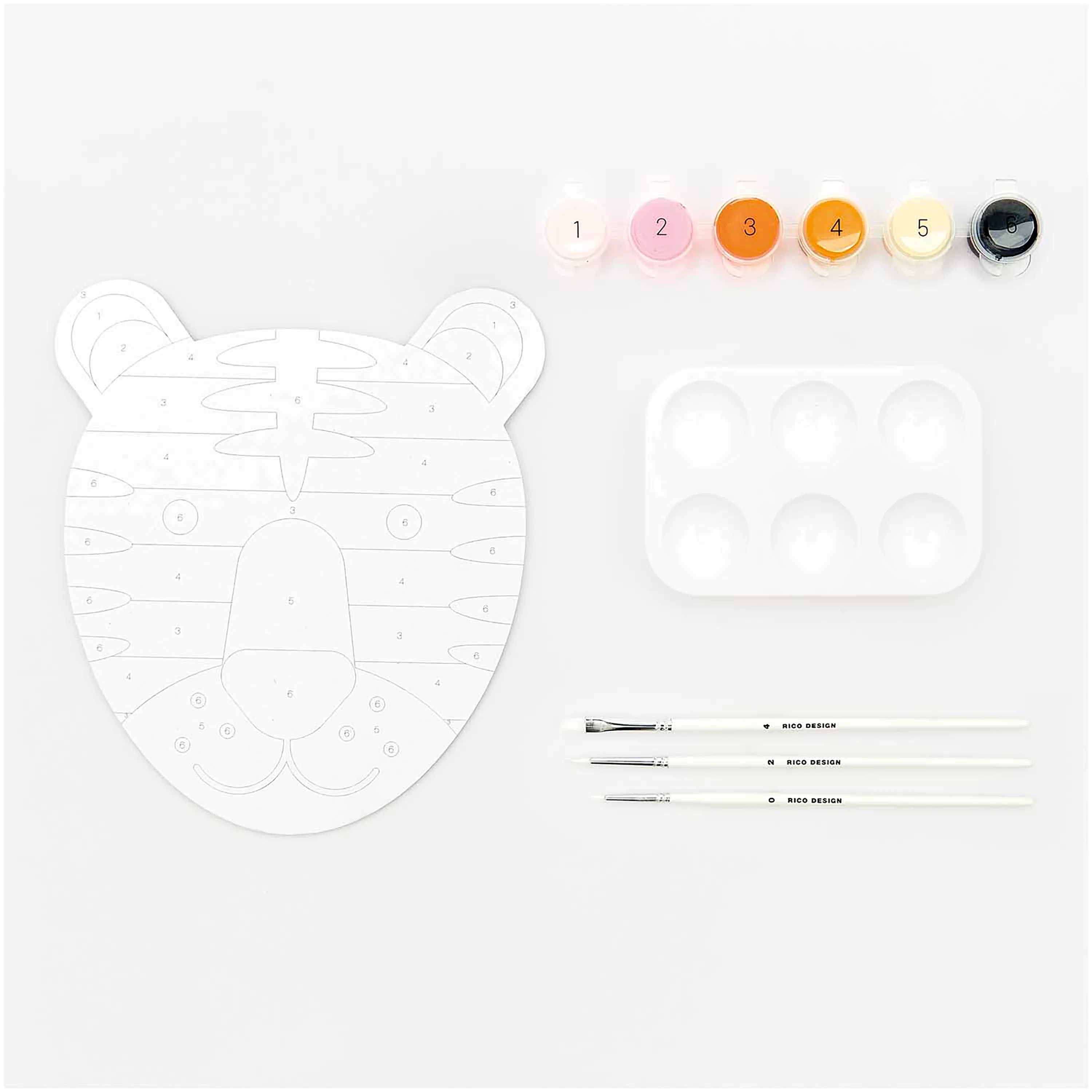 Kit Pintura Por Números - Kids Tigre - Image 3