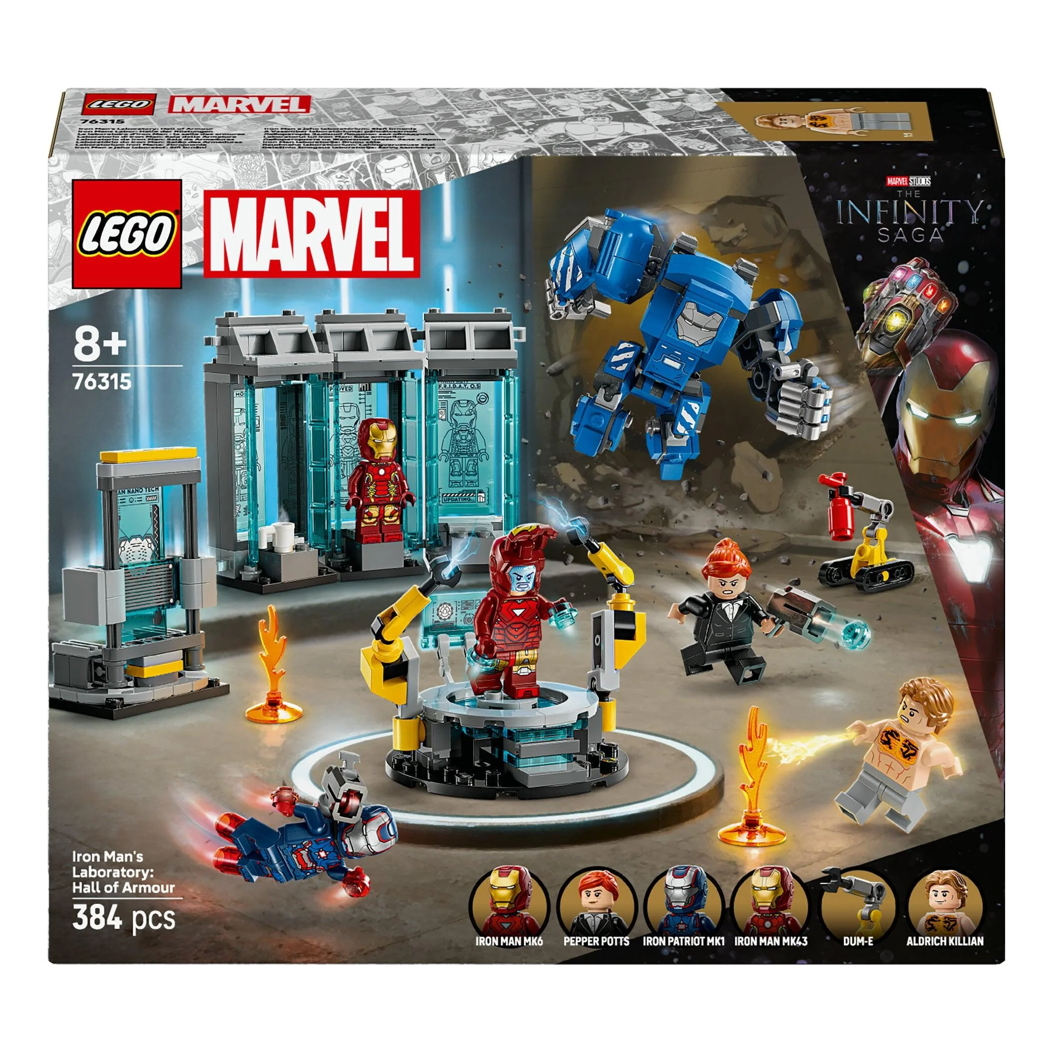Laboratório Do Iron Man Lego-Super Hero