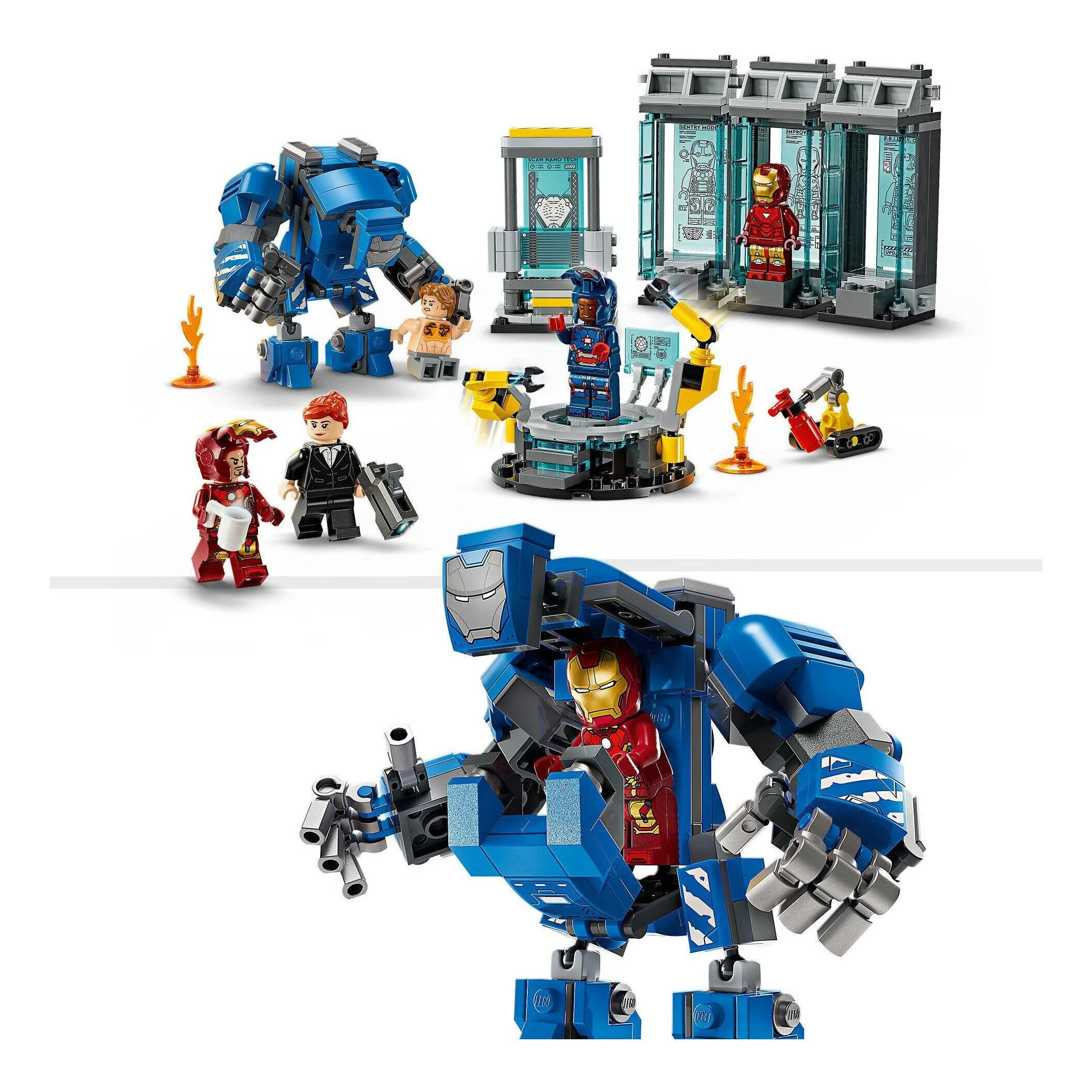 Laboratório Do Iron Man Lego-Super Hero - Image 2