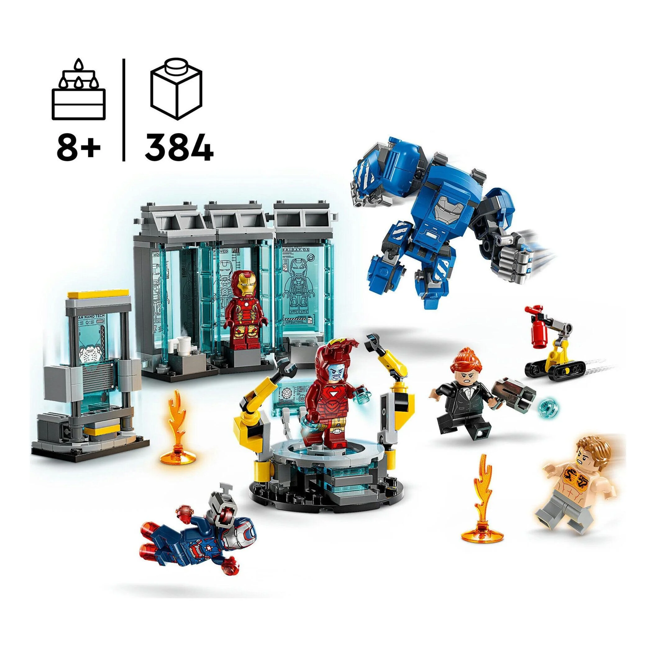 Laboratório Do Iron Man Lego-Super Hero - Image 3