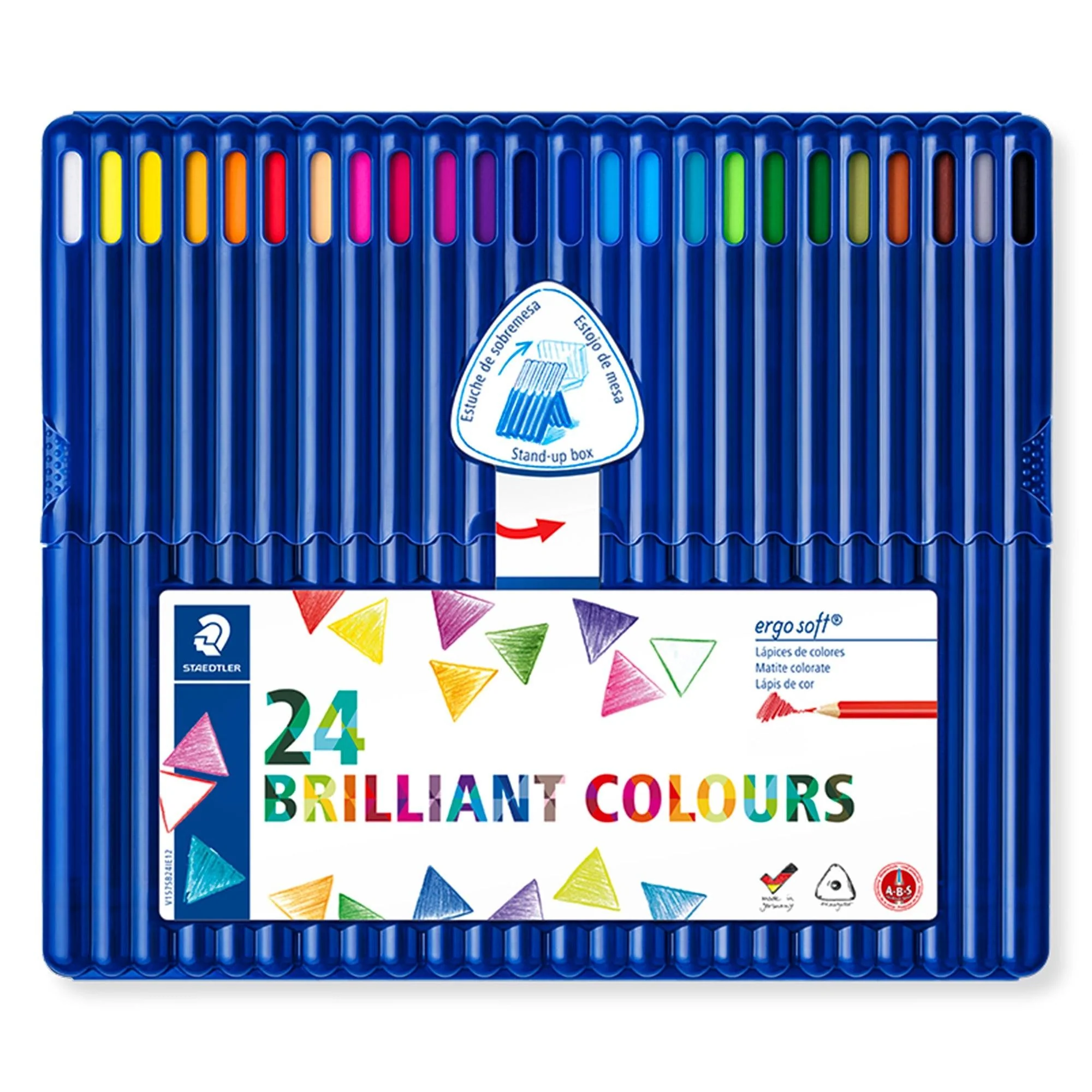 Lápis Cor Ergosoft 24 unidades Staedtler