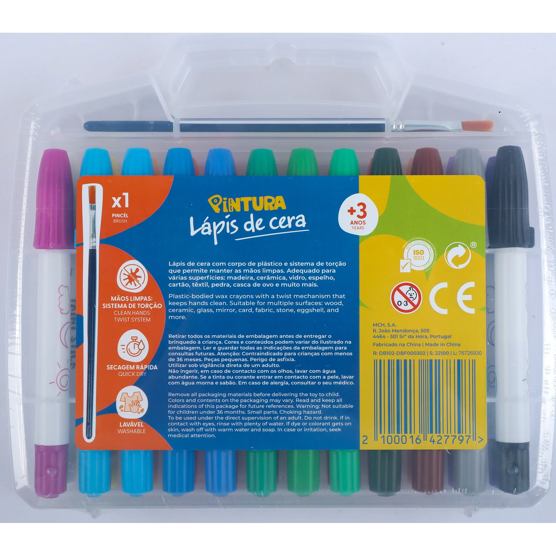 Lápis De Cera Suave 24 Unidades - Image 2