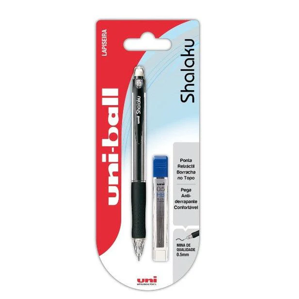Lapiseira 0.5mm com 12 Minas Uni-Ball