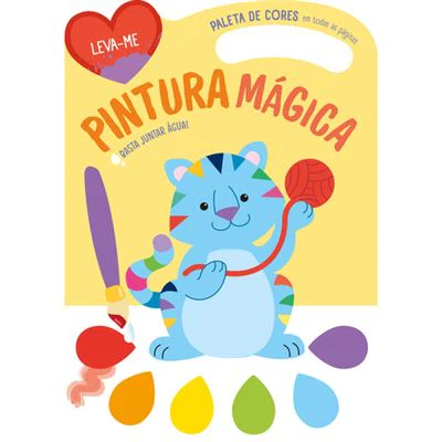 Leva-Me - Pintura Mágica - Gato - Amarelo