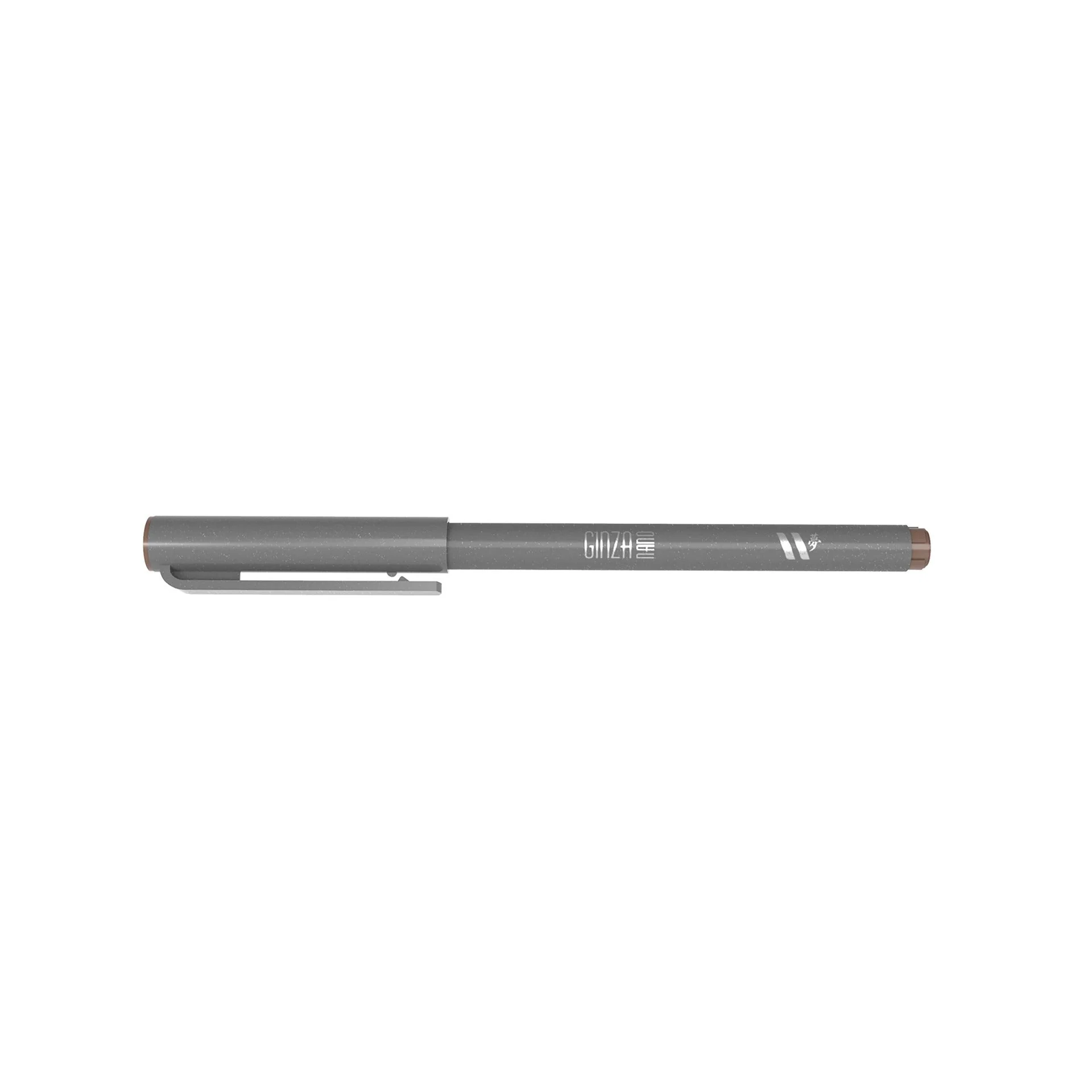 Marcador Ginza Nano Brush Pen Castanho
