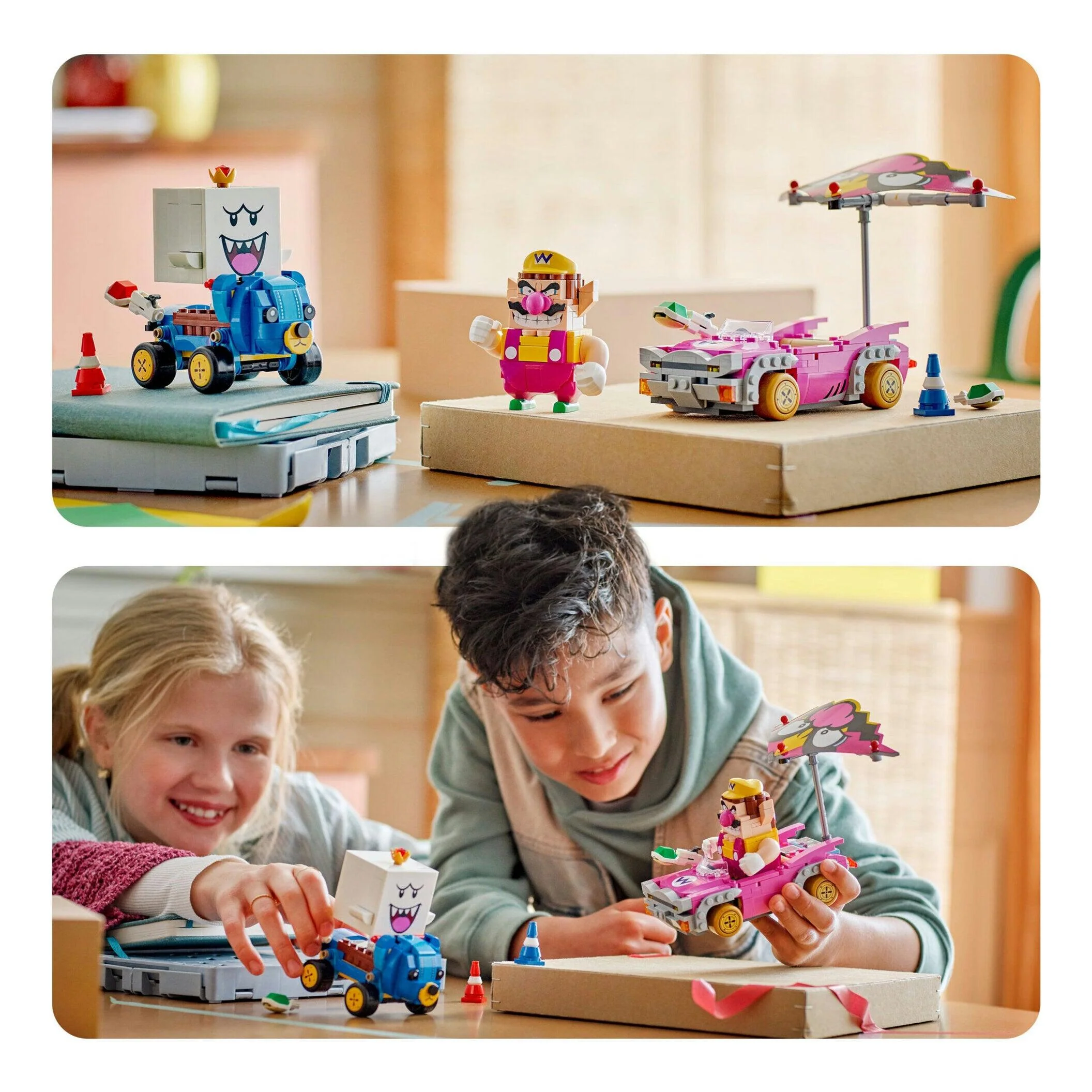 Mario Kart - Wario E Rei Bu Lego-Sup Azul Marinho - Image 3