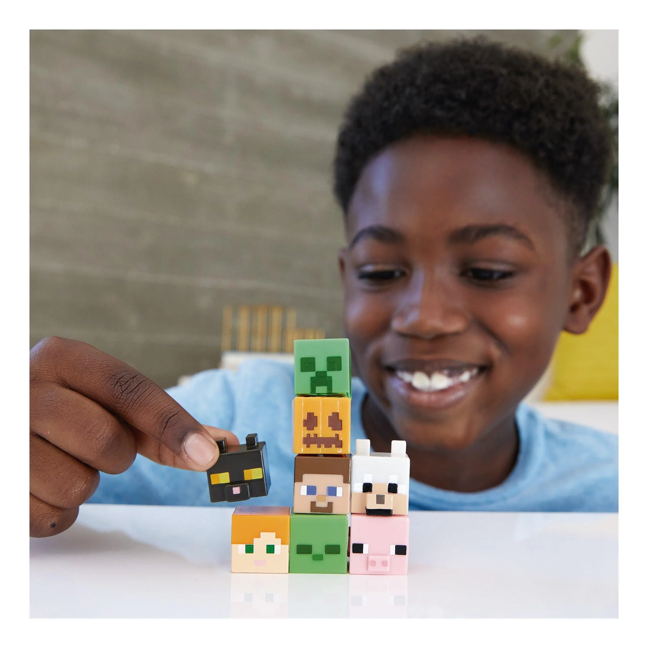 Minecraft Figuras Mob Head Minis (artigo sortido)