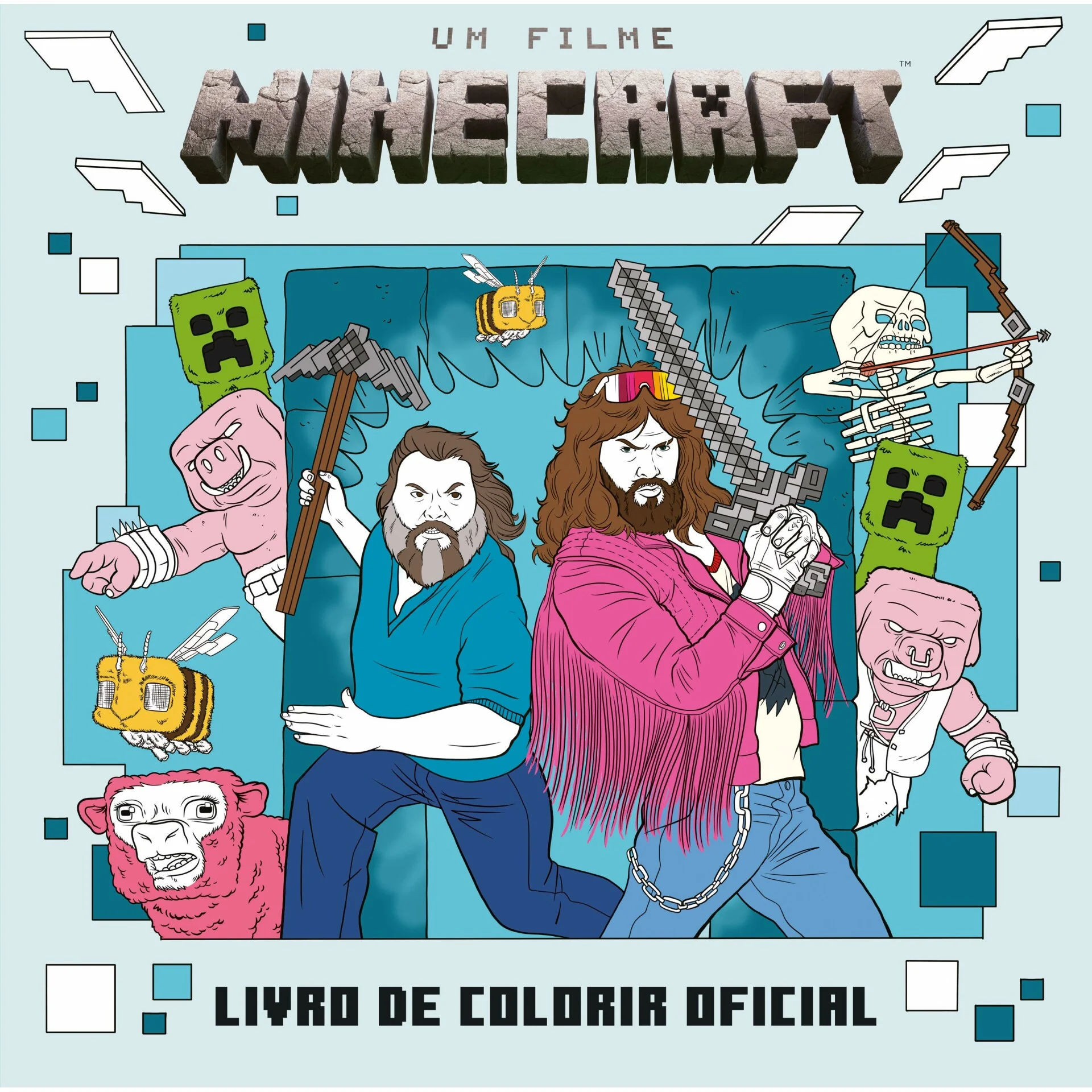 Minecraft: um Filme Minecraft: Livro de Colorir Oficial de Egmont Uk Limited