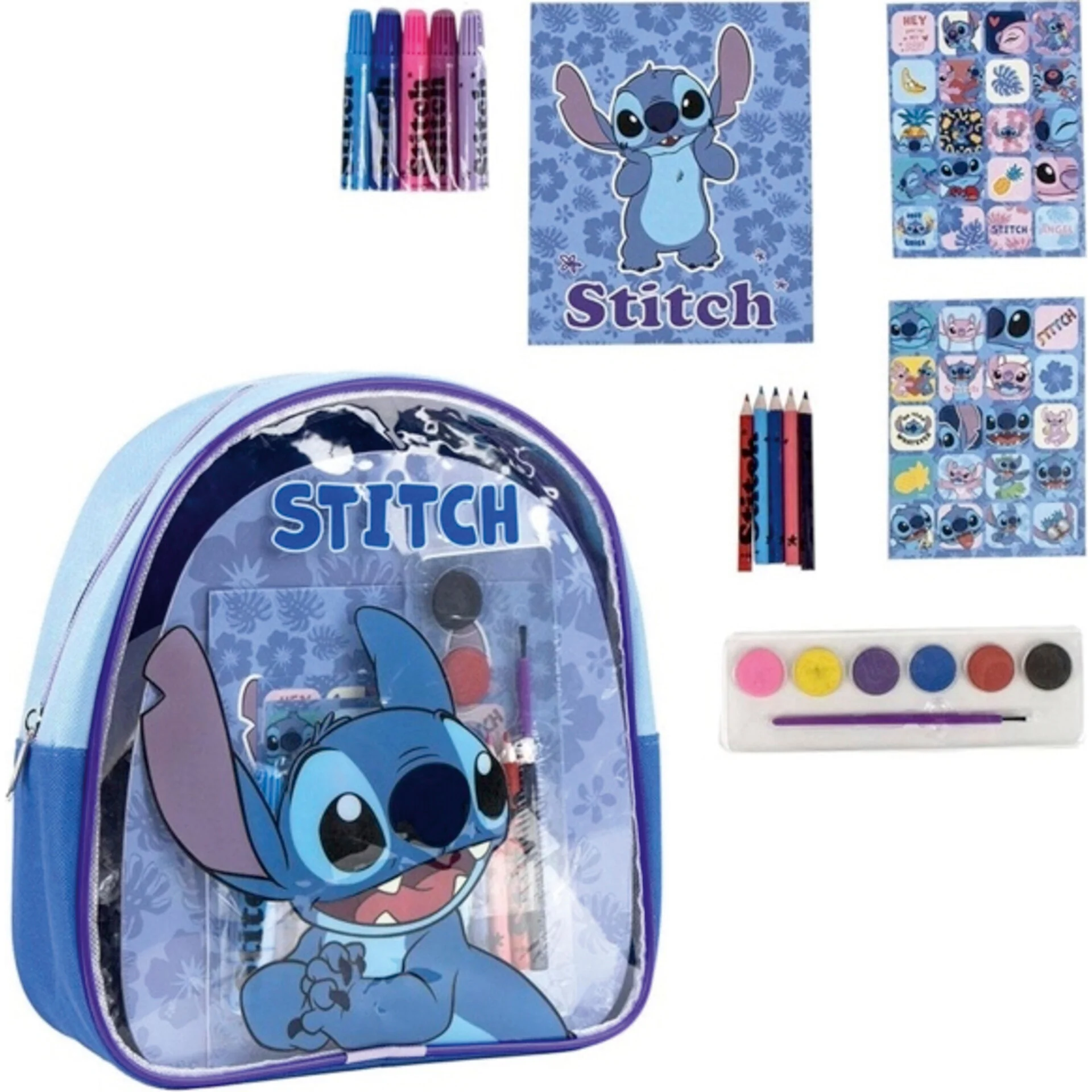 Mochila com Conjunto de Colorir Stitch - Image 2