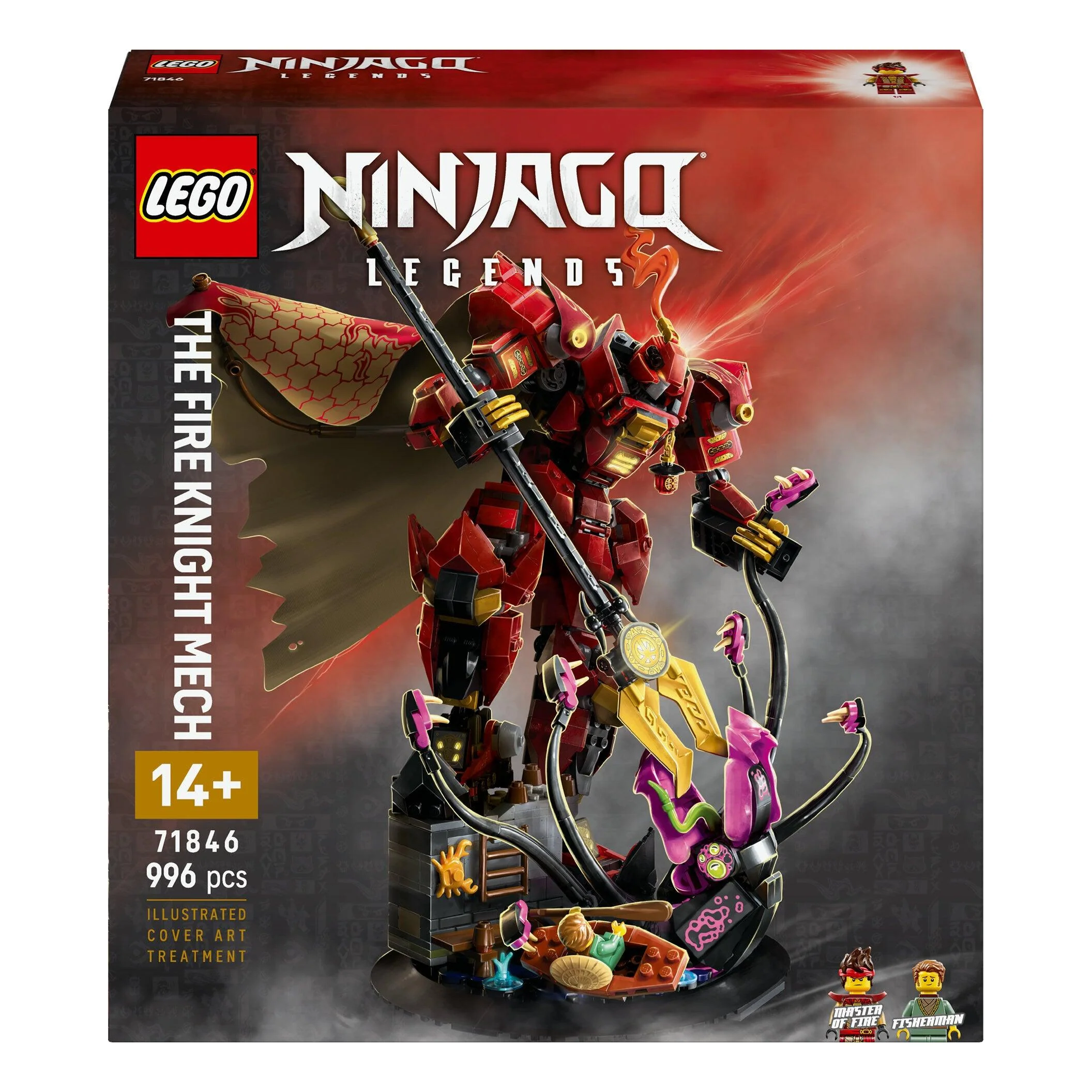 O Mech Cavaleiro De Fogo Lego-Ninjago