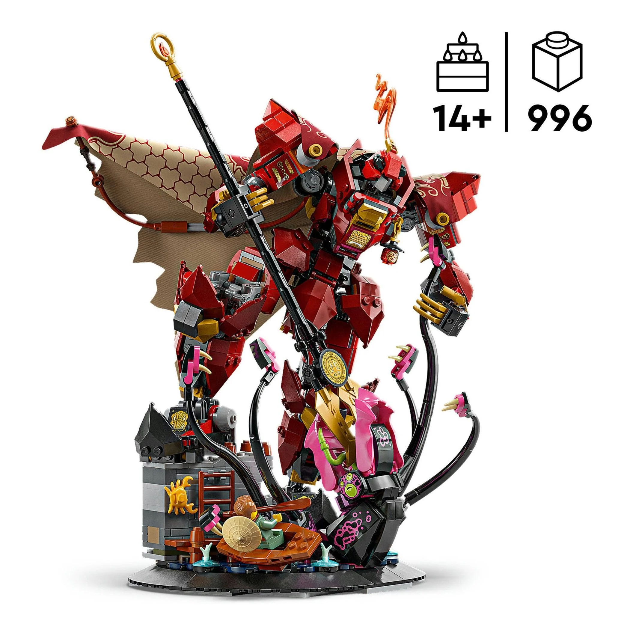 O Mech Cavaleiro De Fogo Lego-Ninjago - Image 4